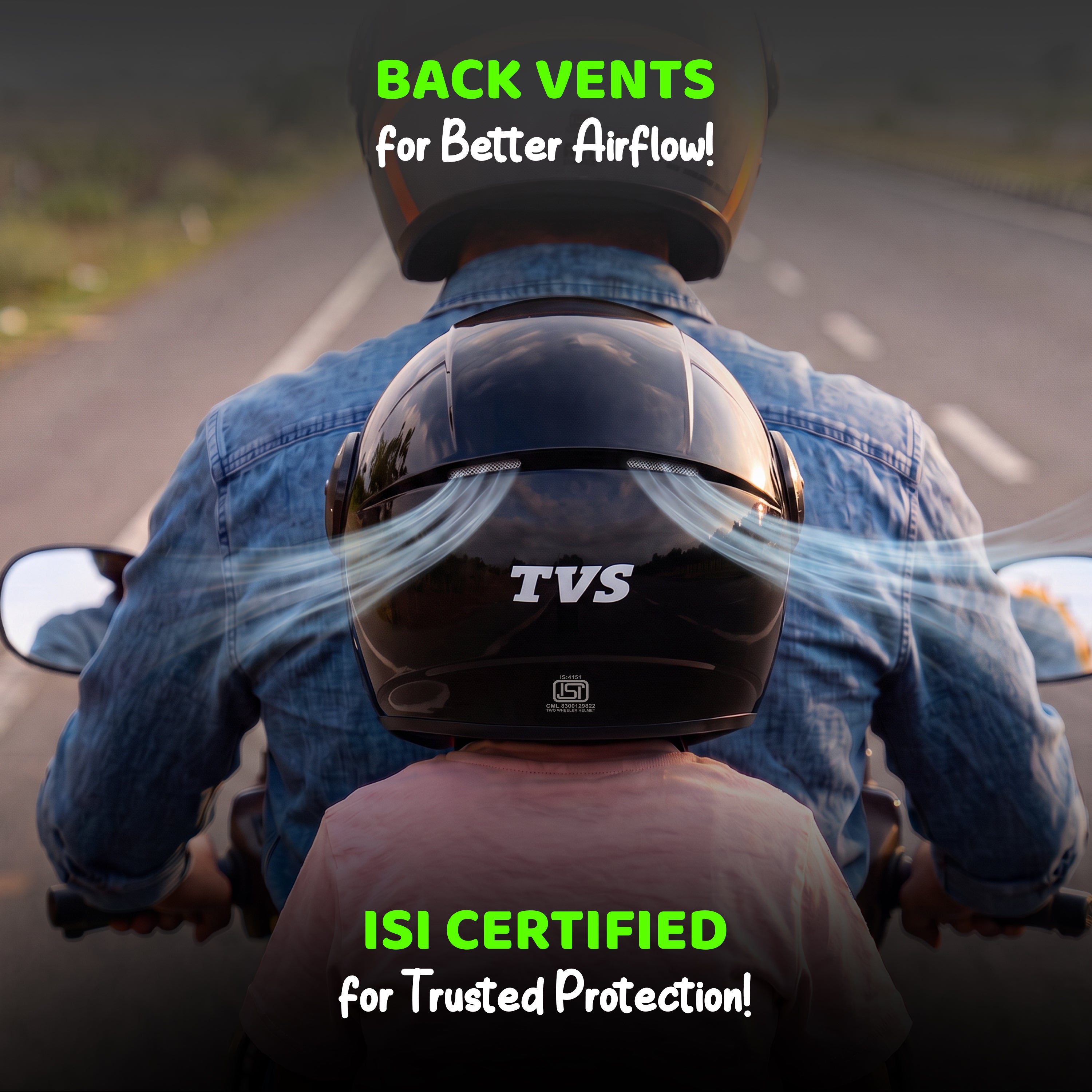 TVS Astro Kids Open Face Helmet – Lightweight, ISI Certified, Comfortable & Durable Helmet for Kids