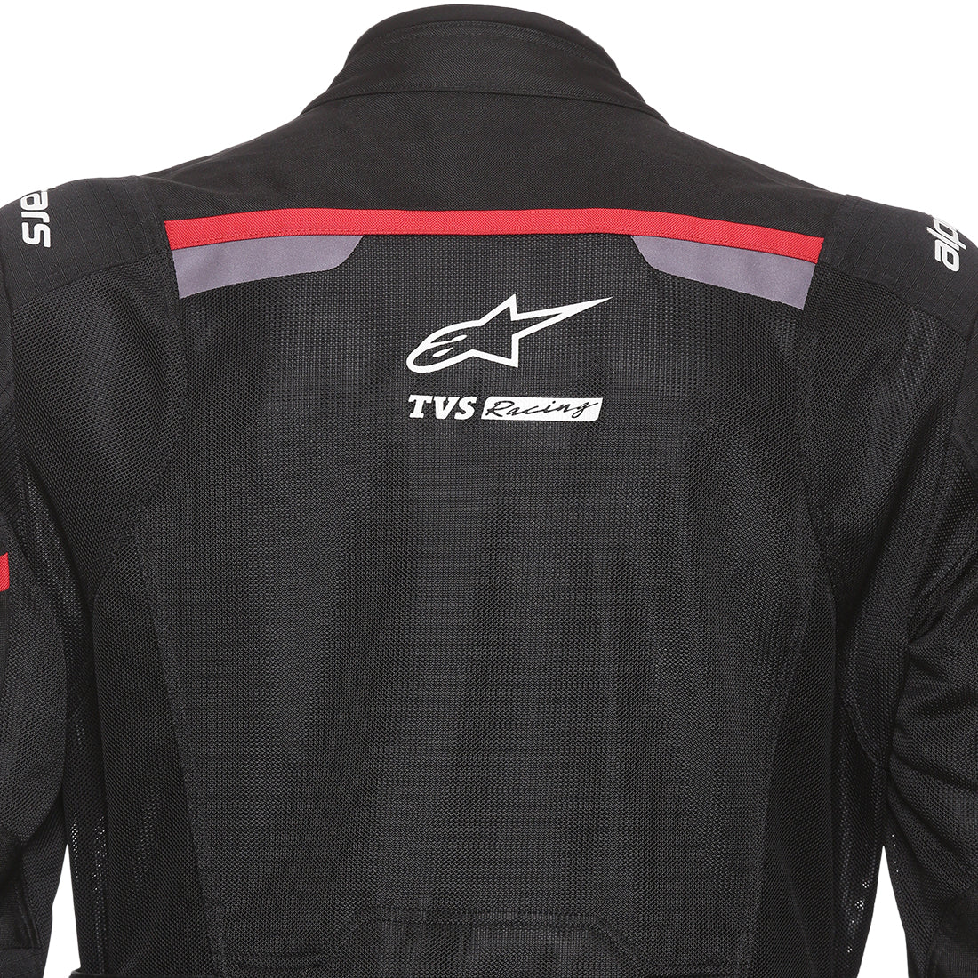 TVS Racing x Alpinestars Touring Riding Jacket with CE Level 2 Nucleon Plasma Armor, 600D Abrasion Resistant Shell, 310 GSM Mesh Ventilation, Reflective Panels, Cargo Pockets Motorcycle Touring Jacket
