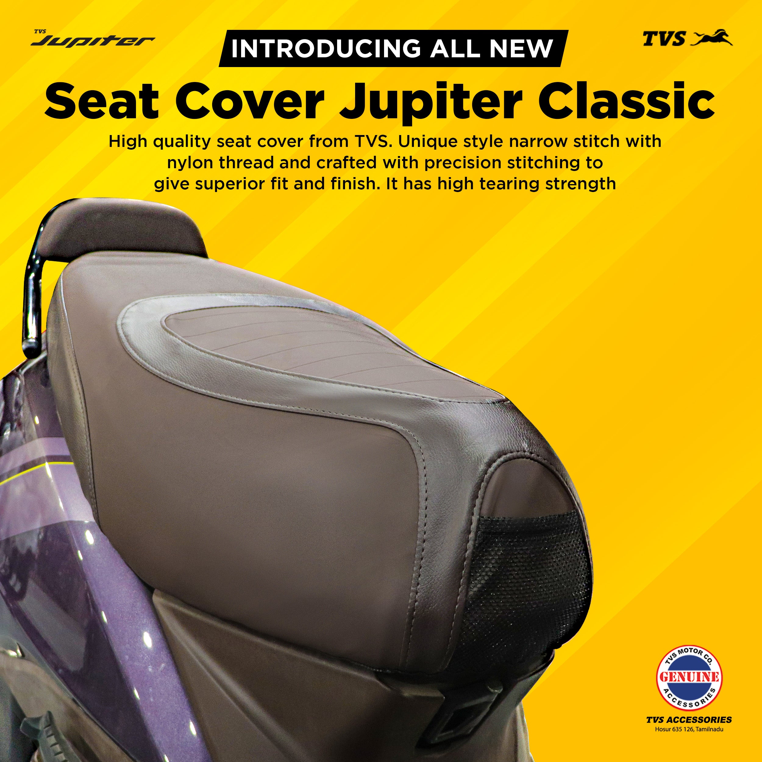 Tvs jupiter on sale seat cover