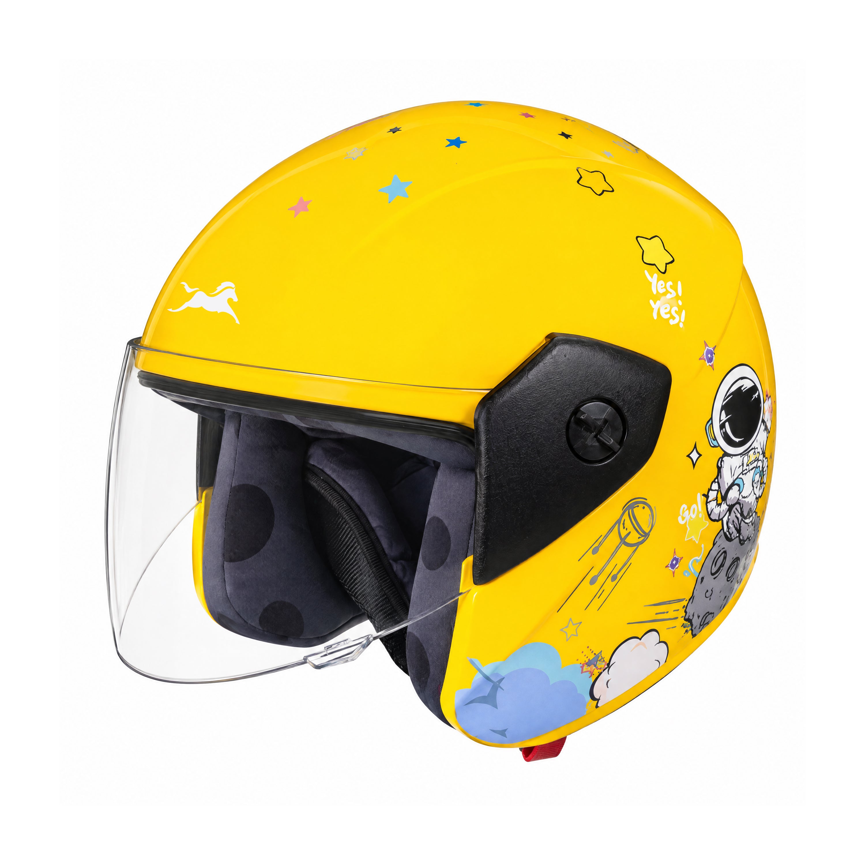 TVS Astro Kids Open Face Helmet – Lightweight, ISI Certified, Comfortable & Durable Helmet for Kids