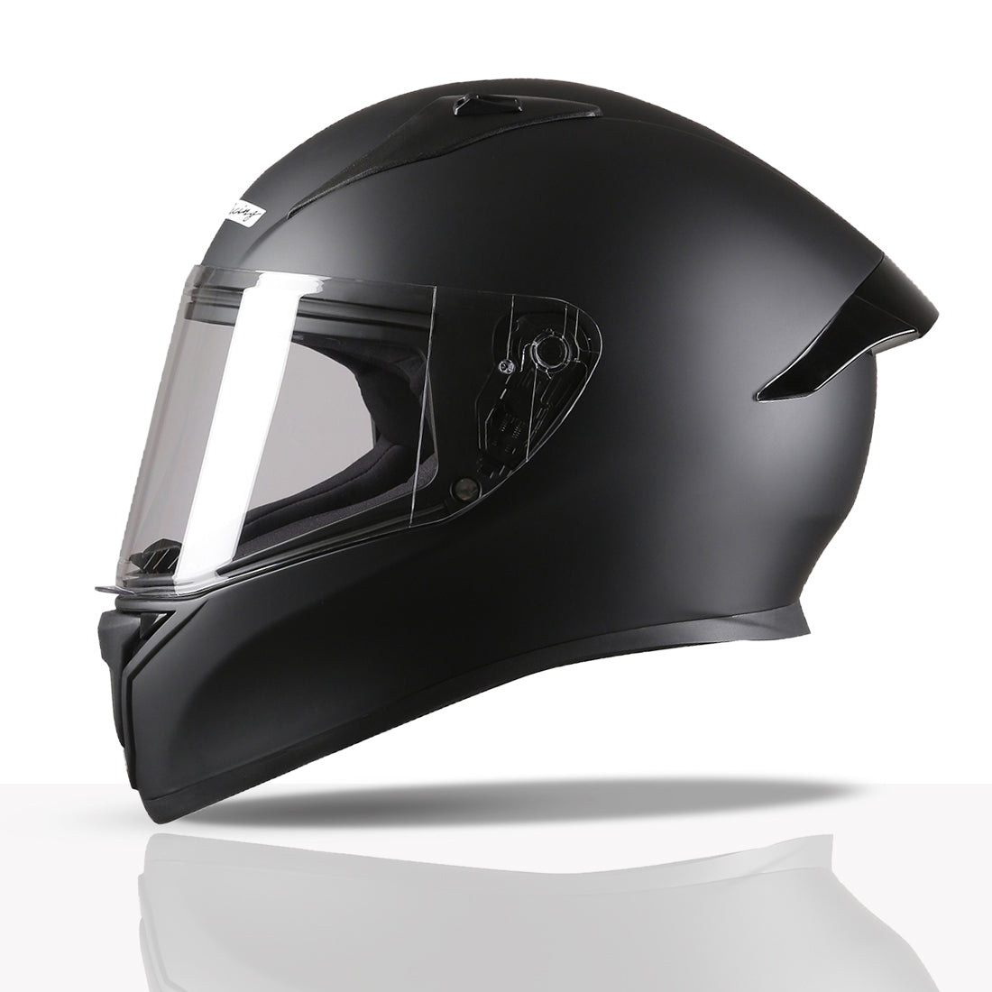 TVS Racing Titan Series Full Face Helmet for Men | Premium Bike Helmets with ABS Shell, UV Paint | Quick Release System | Aerodynamic Design | DOT & ISI Certified