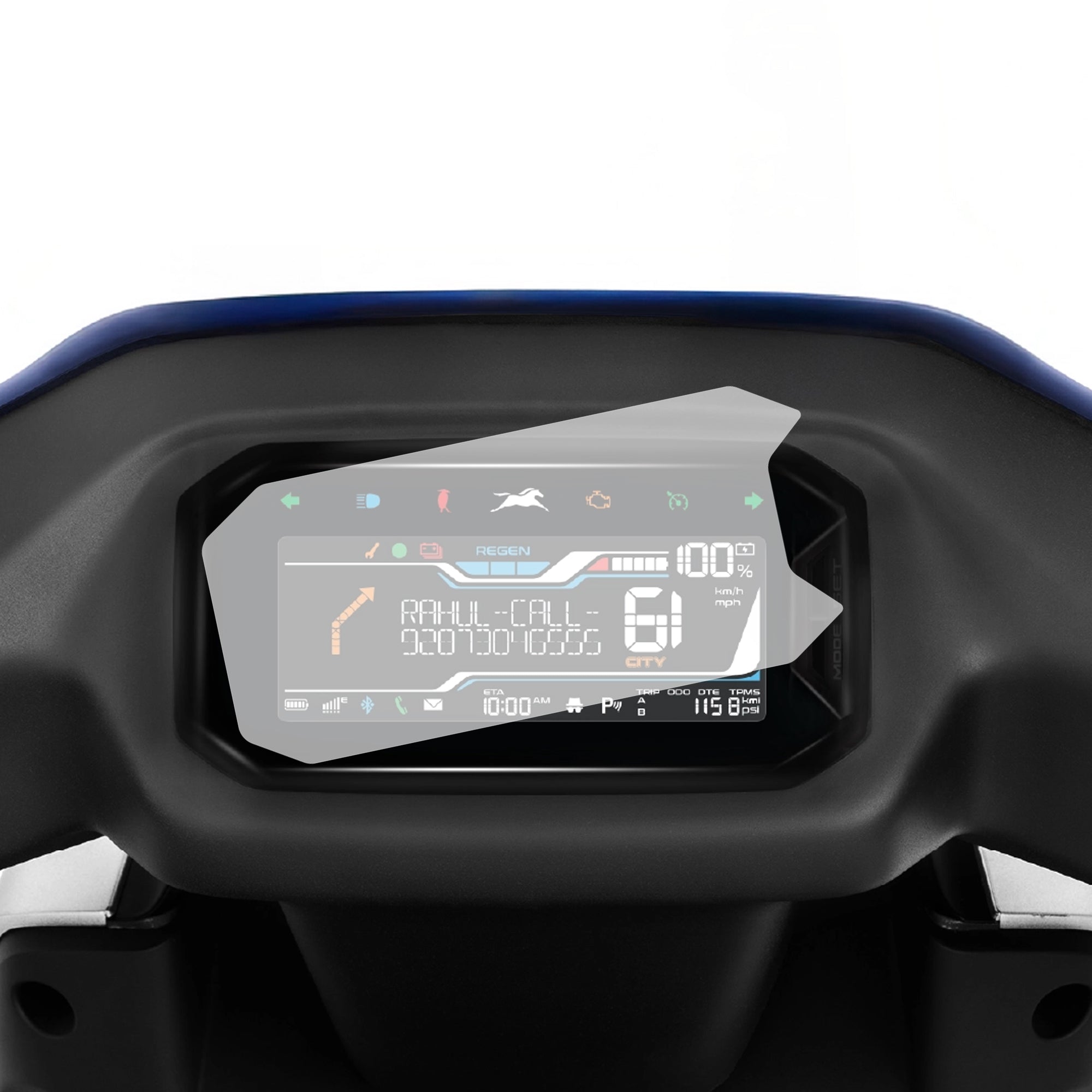 TVS Orbiter Pro Shield - HD Transparent Display Screen Guard for Protection