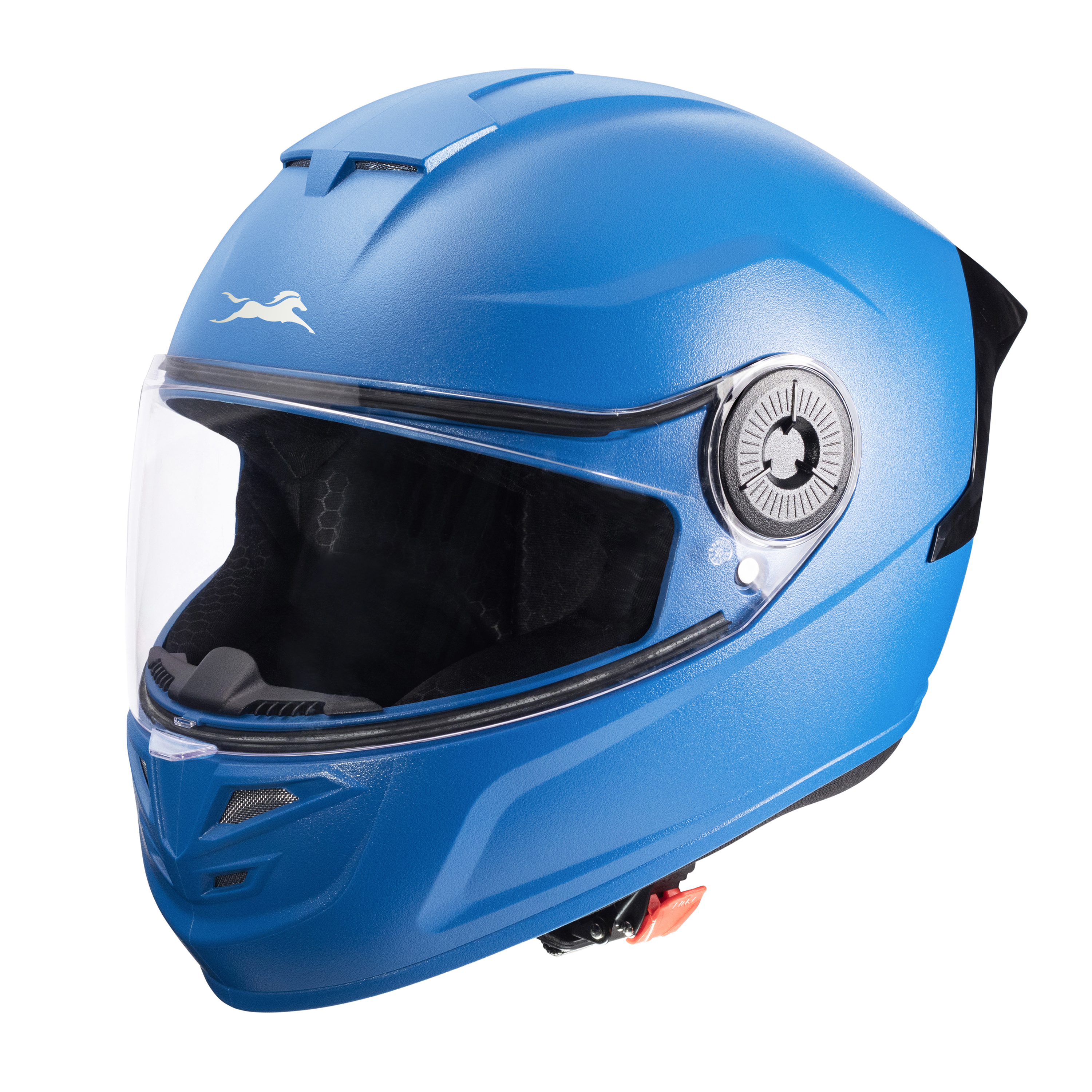 TVS Arc Full Face Matte Finish Helmet for Men & Women, ISI Certified and Lightweight ABS Shell with Clear Scratch-Resistant Visor
