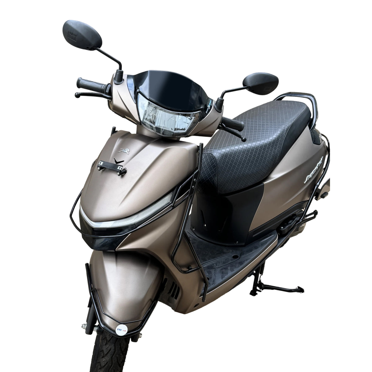 TVS Black Scooter Guard Kit - Strong Side Shield