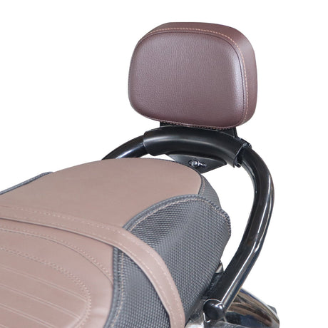 TVS Ronin Visor | Wind Protection for a Smoother Riding Experience and TVS Back Rest for RONIN (2024 or before Edition)