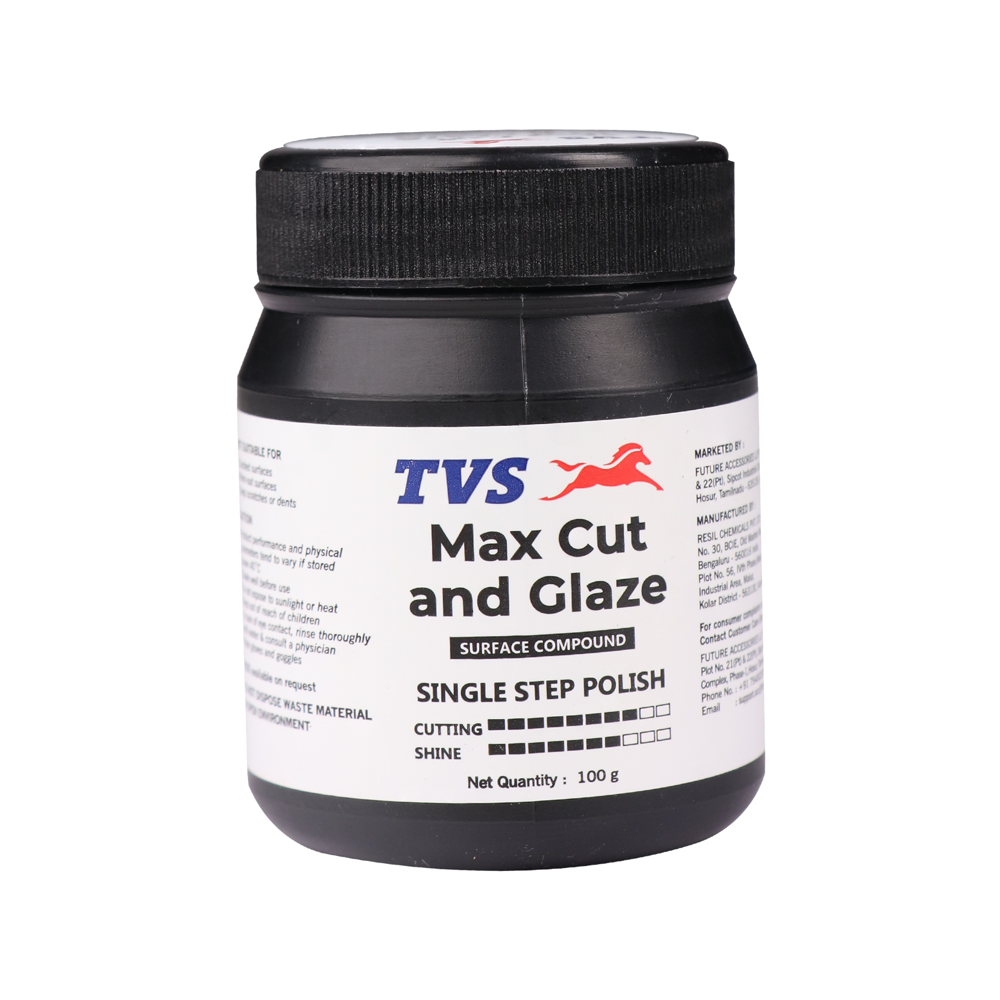 TVS Max Cut and Glaze, Net Weight: 100gr. - Single Step Polish