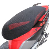 TVS Mesh Seat Cover for Ntorq - Polyester, Breathable 3D Honeycomb with Anti-Slip, All-Weather Protection