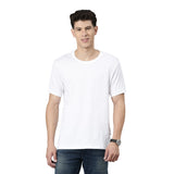 TVSR CREW NECK SOLID SLUB TEE White