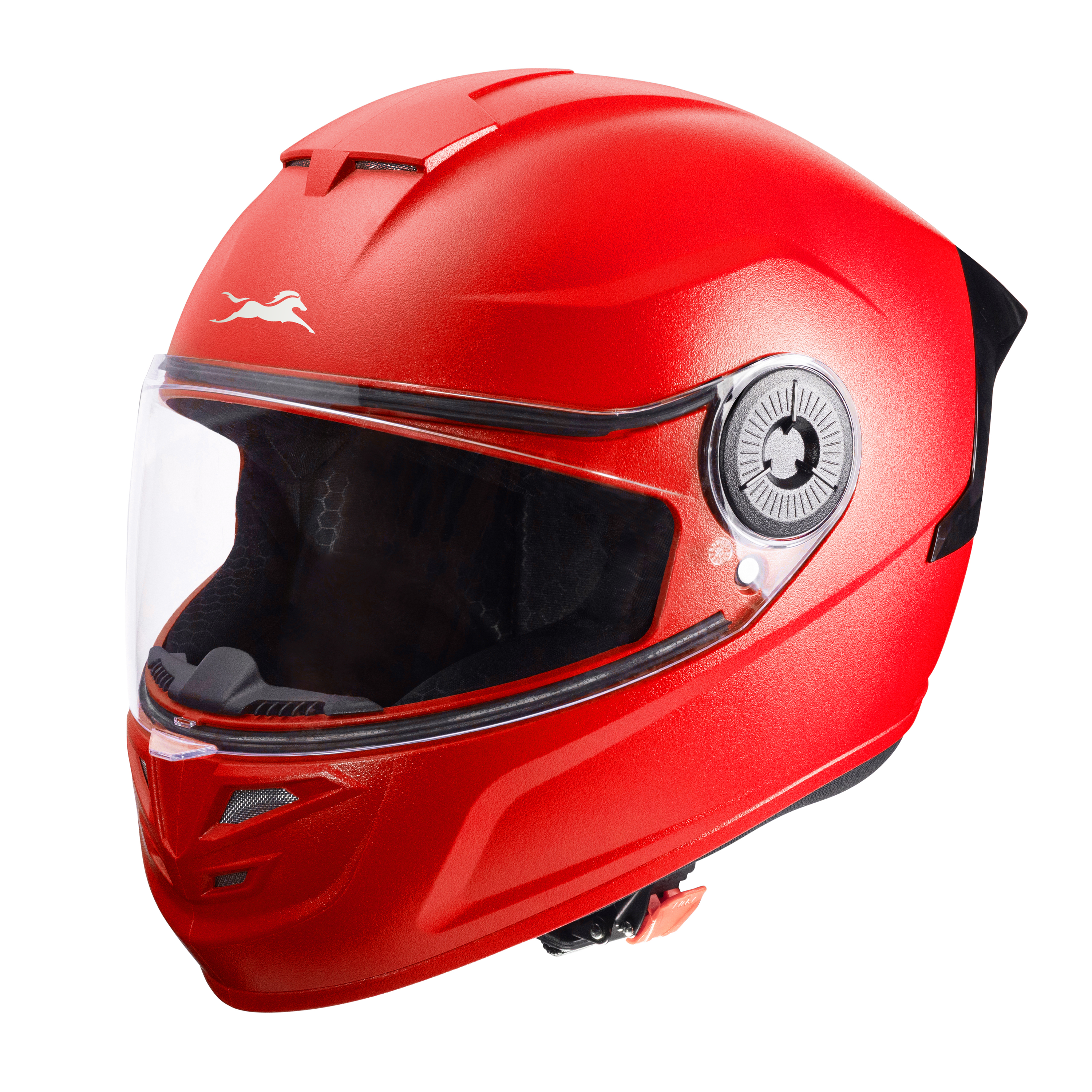 TVS Arc Full Face Matte Finish Helmet for Men & Women, ISI Certified and Lightweight ABS Shell with Clear Scratch-Resistant Visor