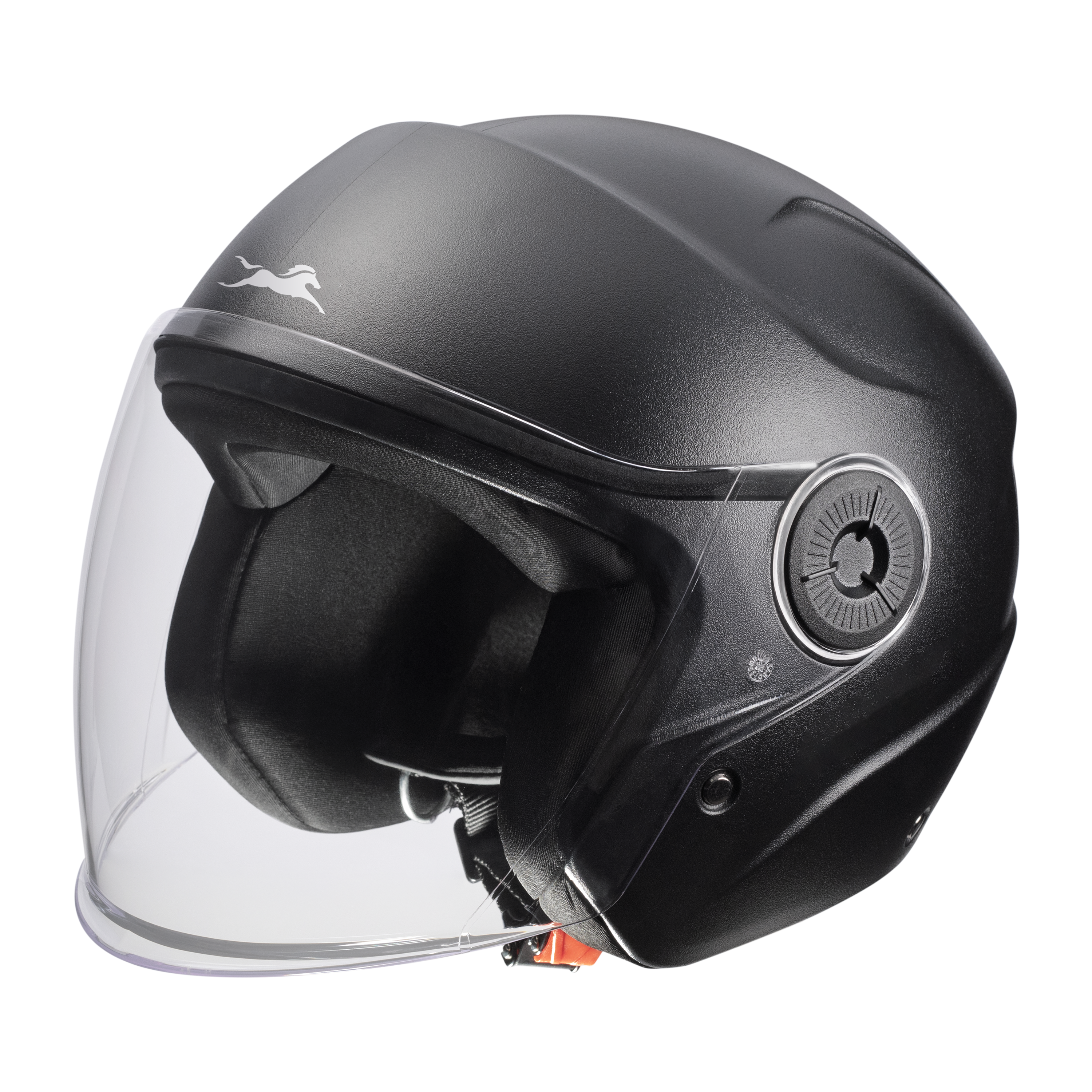 TVS Ace ISI Certified Open Face Matte Finish Helmet with Full Coverage Visor for Men and Women | Available in Eight Colors