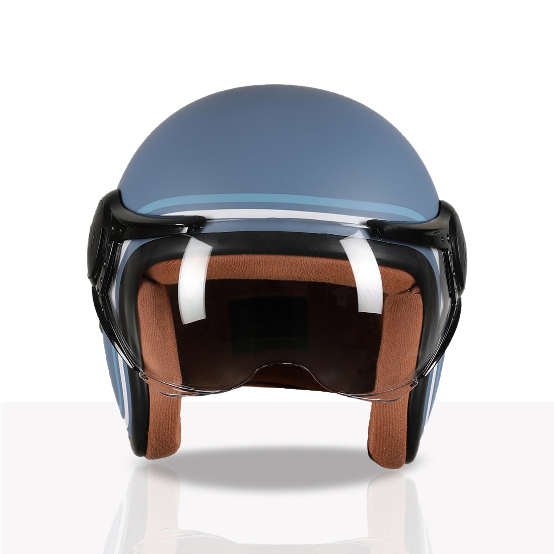 TVS MissFit Helmet for Women | Lightweight Ladies Helmet for Scooter | Stylish Girls Helmet with Extreme Comfort Fit | Women Helmet with Clear Visor | DOT & ISI Certified Helmet for Woman