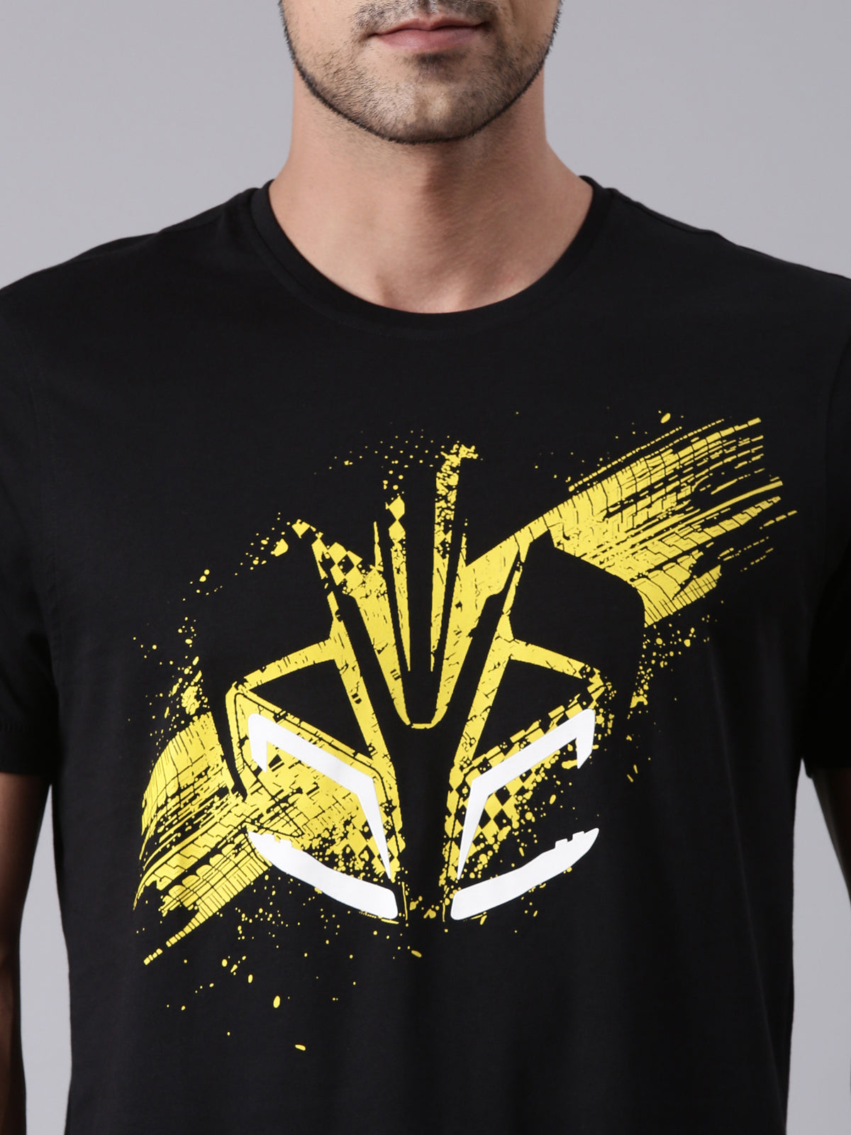 TVS Racing Arsenal Black Cyborg Crew neck T Shirt