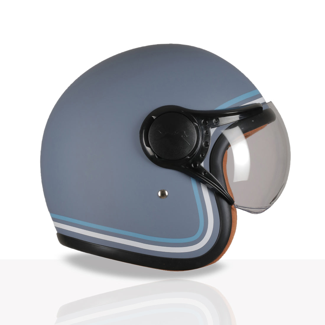 TVS MissFit Helmet for Women | Lightweight Ladies Helmet for Scooter | Stylish Girls Helmet with Extreme Comfort Fit | Women Helmet with Clear Visor | DOT & ISI Certified Helmet for Woman