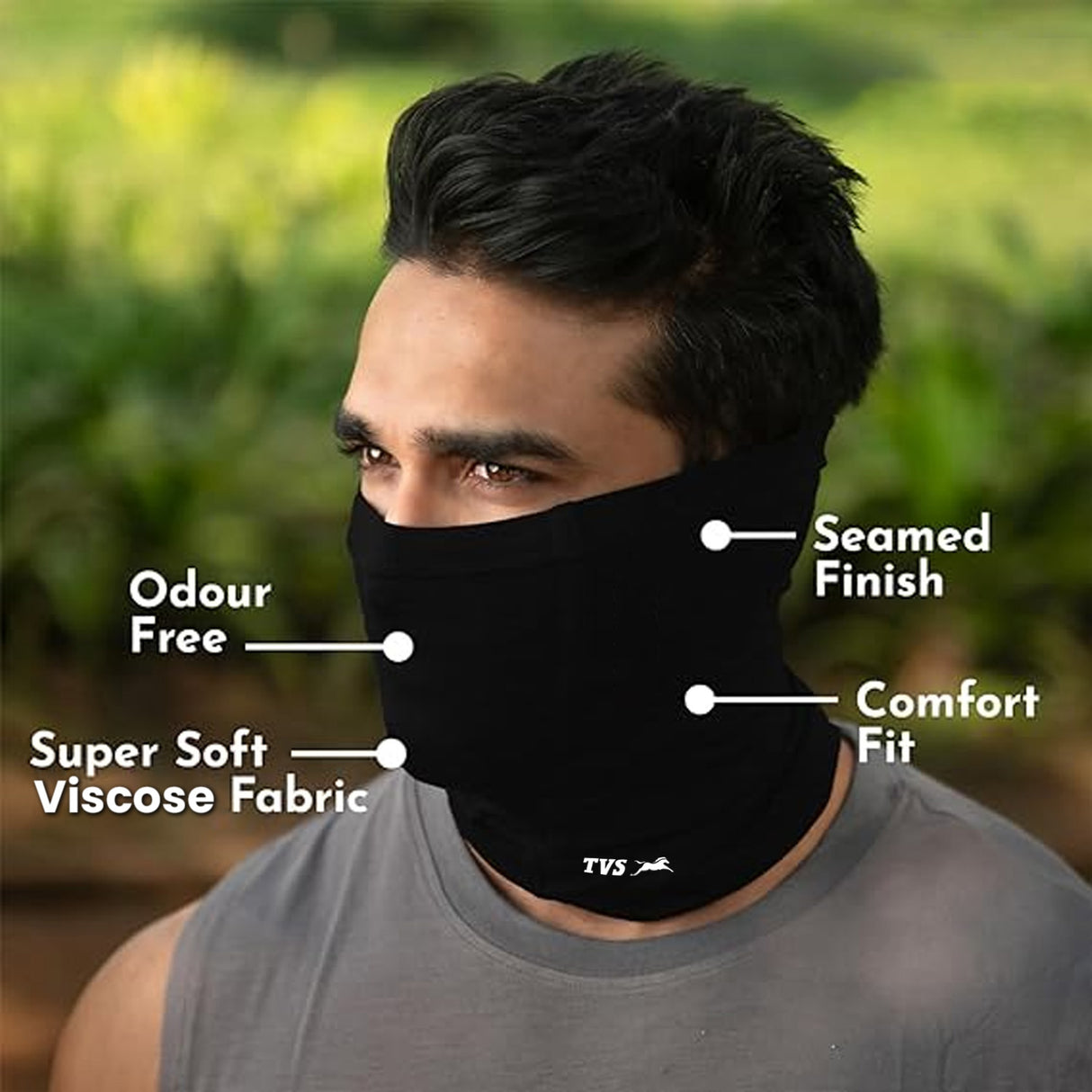 TVS Arm Sleeve & Neck Gaiter Set - Suitable for Men & Women