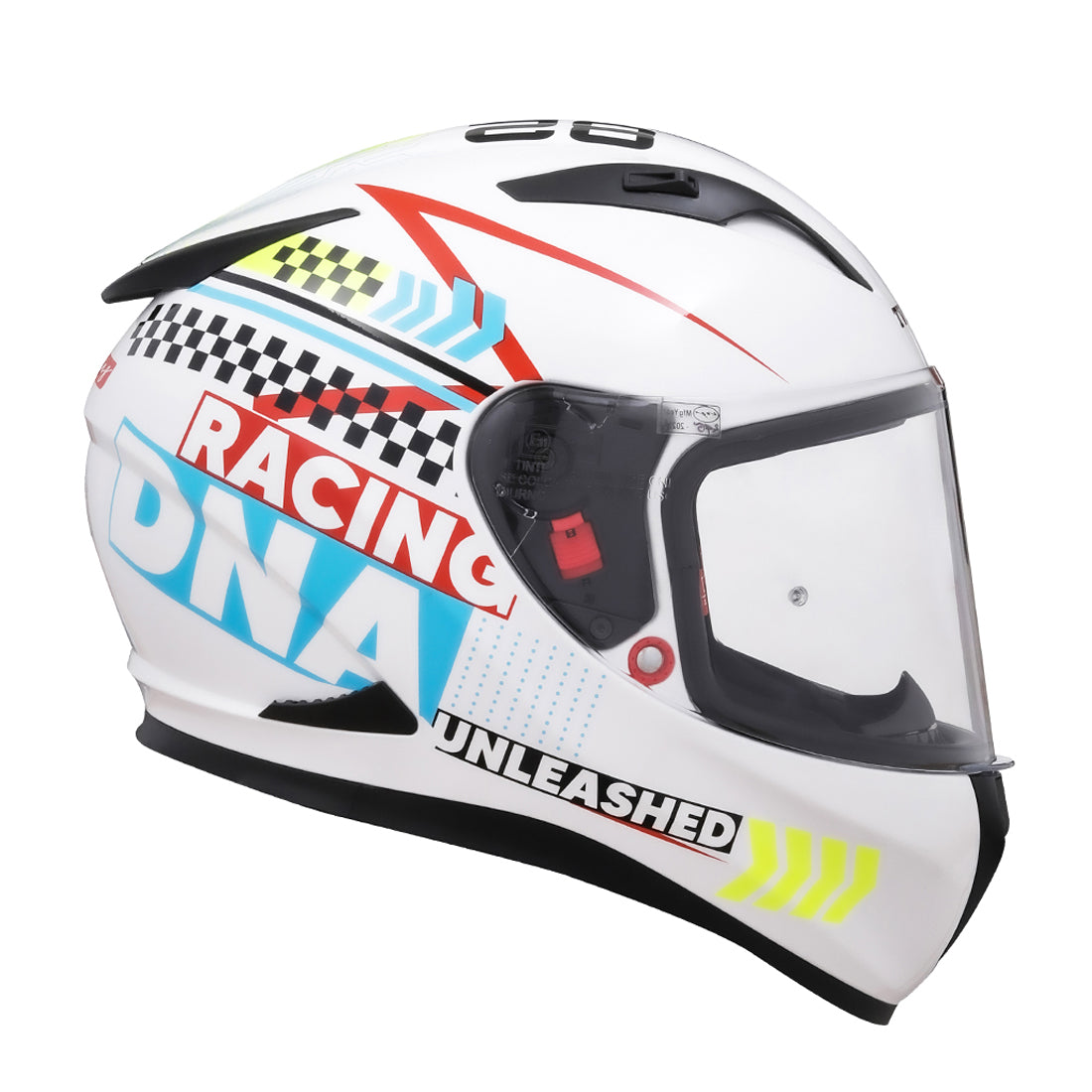 TVS Racing Full Face Premium Helmet - ISI, DOT & ECE Certified