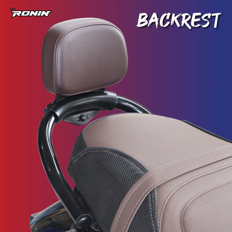 TVS Back Rest for RONIN | Ultimate Comfort, Support, and Style for Long Rides