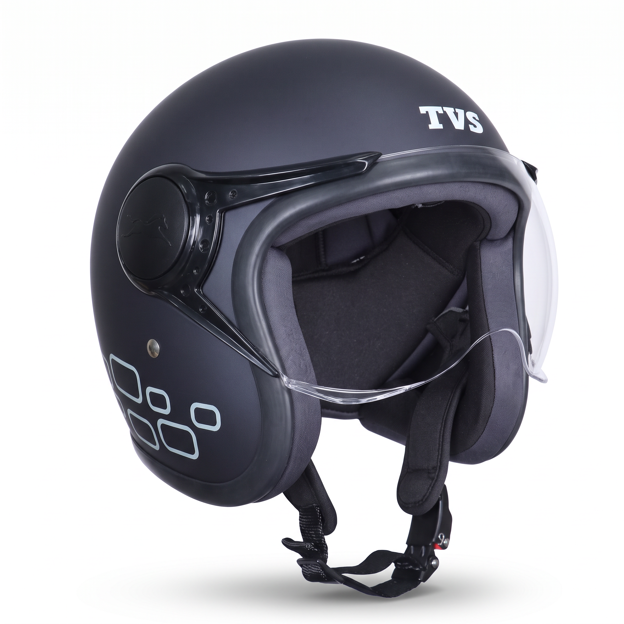 TVS Orbiter Open Face ISI Certified Helmet | Comfortable Inner Padding & Secure Fit for Everyday Riding