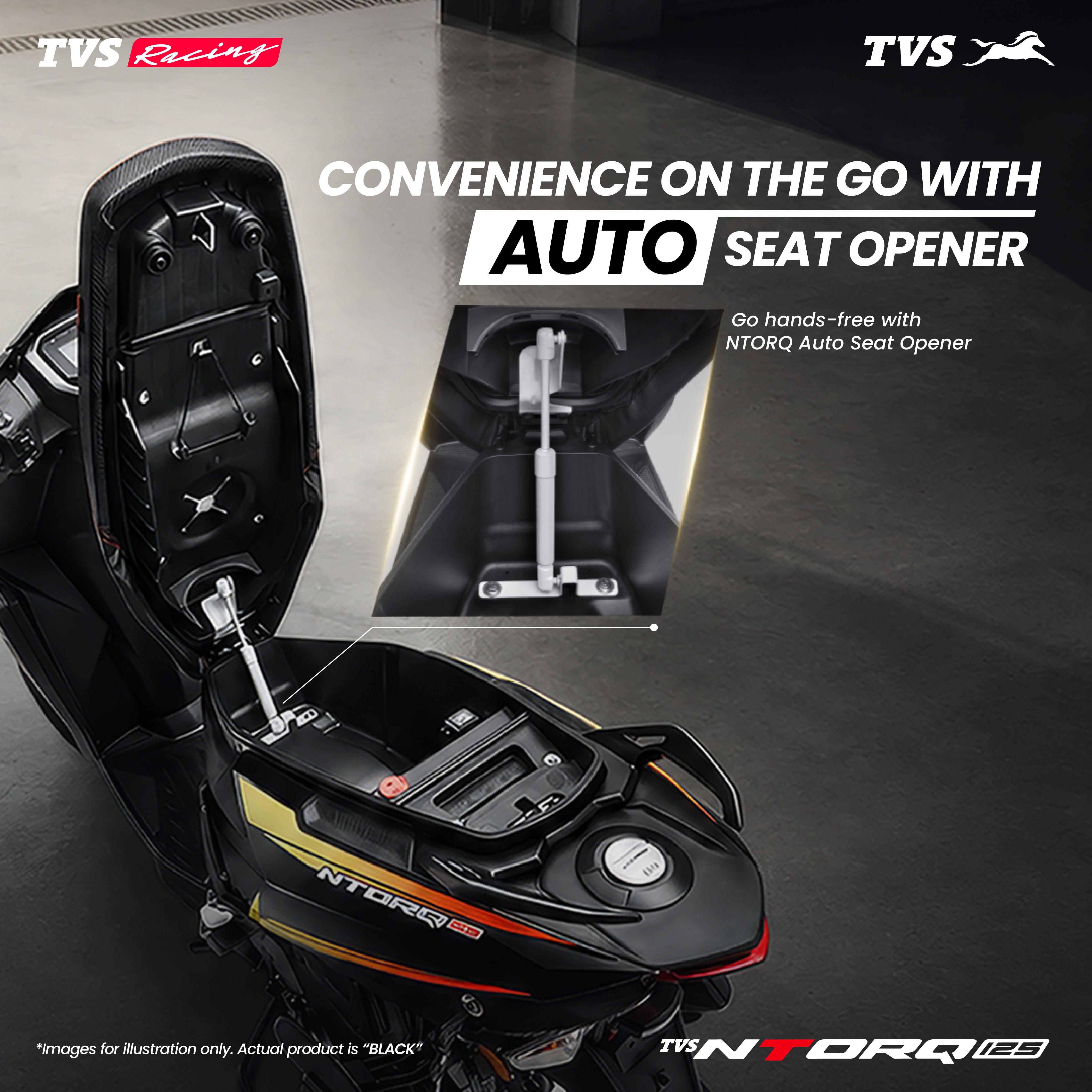 TVS Ntorq Auto Seat Opener – Convenient, Easy-to-Use Tool
