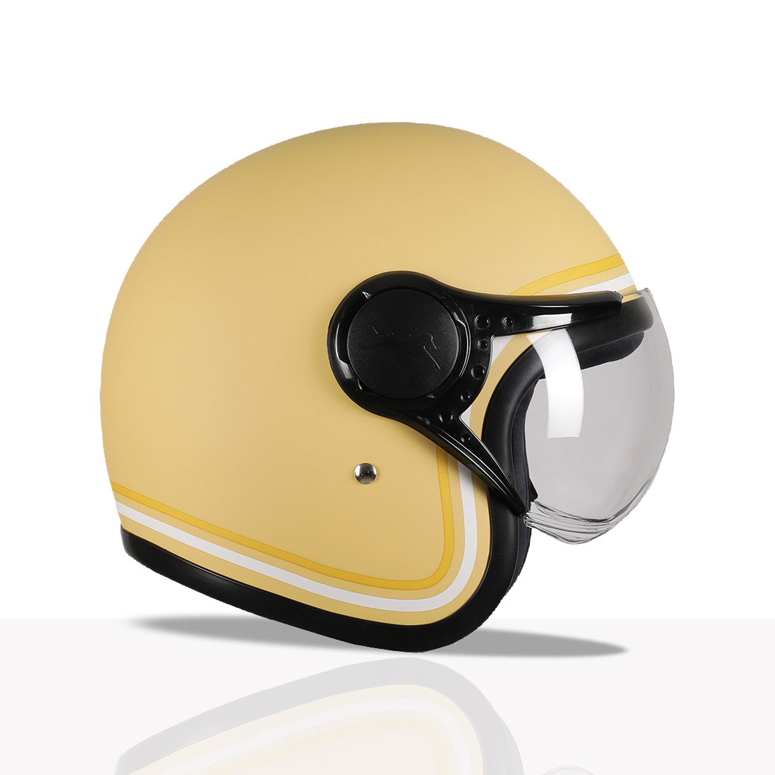 TVS MissFit Helmet for Women | Lightweight Ladies Helmet for Scooter | Stylish Girls Helmet with Extreme Comfort Fit | Women Helmet with Clear Visor | DOT & ISI Certified Helmet for Woman