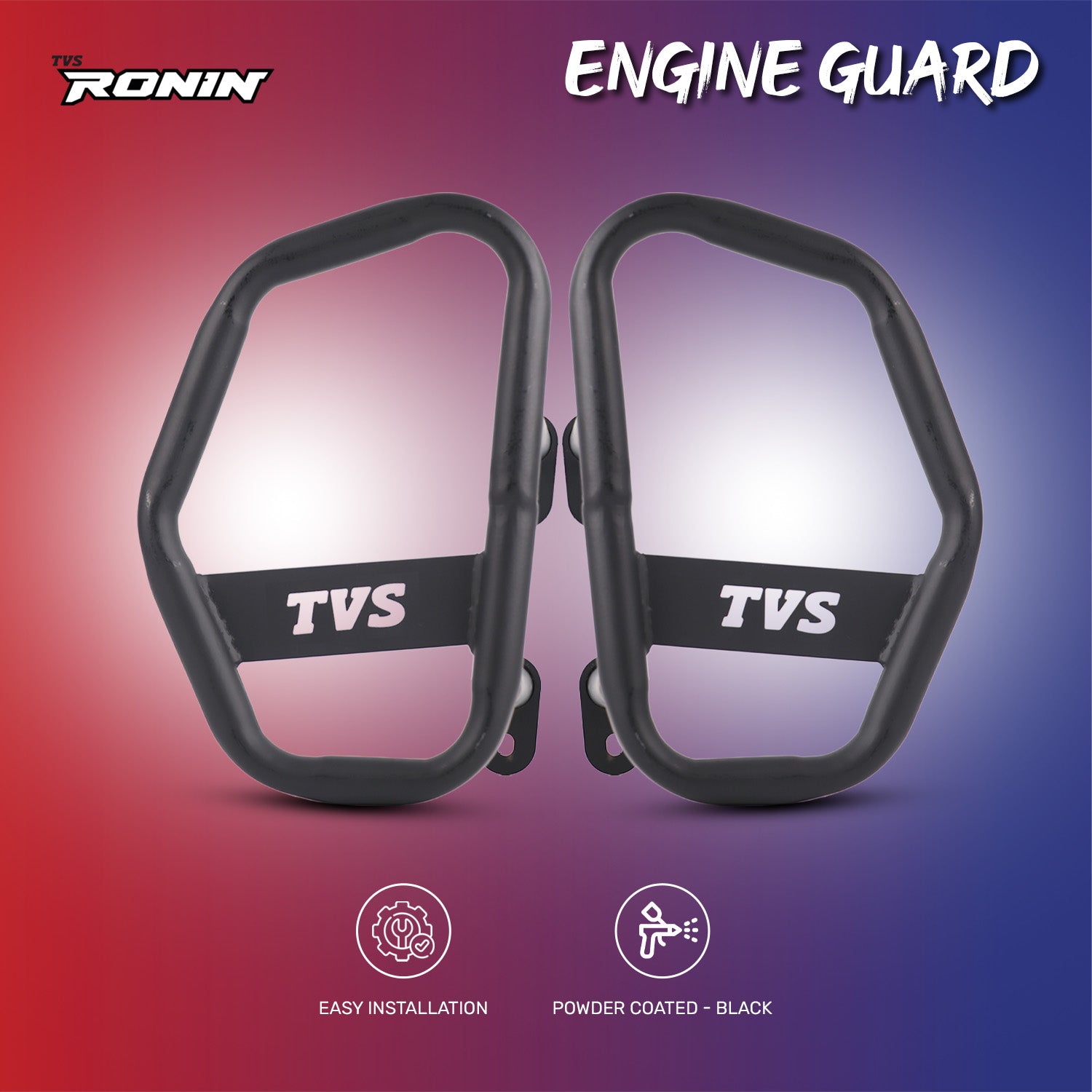 TVS Ronin Engine Guard – Ultimate Protection and Durability