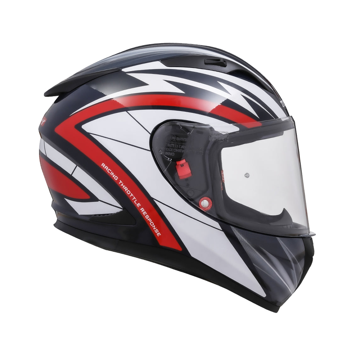 TVS Racing Full Face Helmet - Enhanced Safety with Comfortable Padding