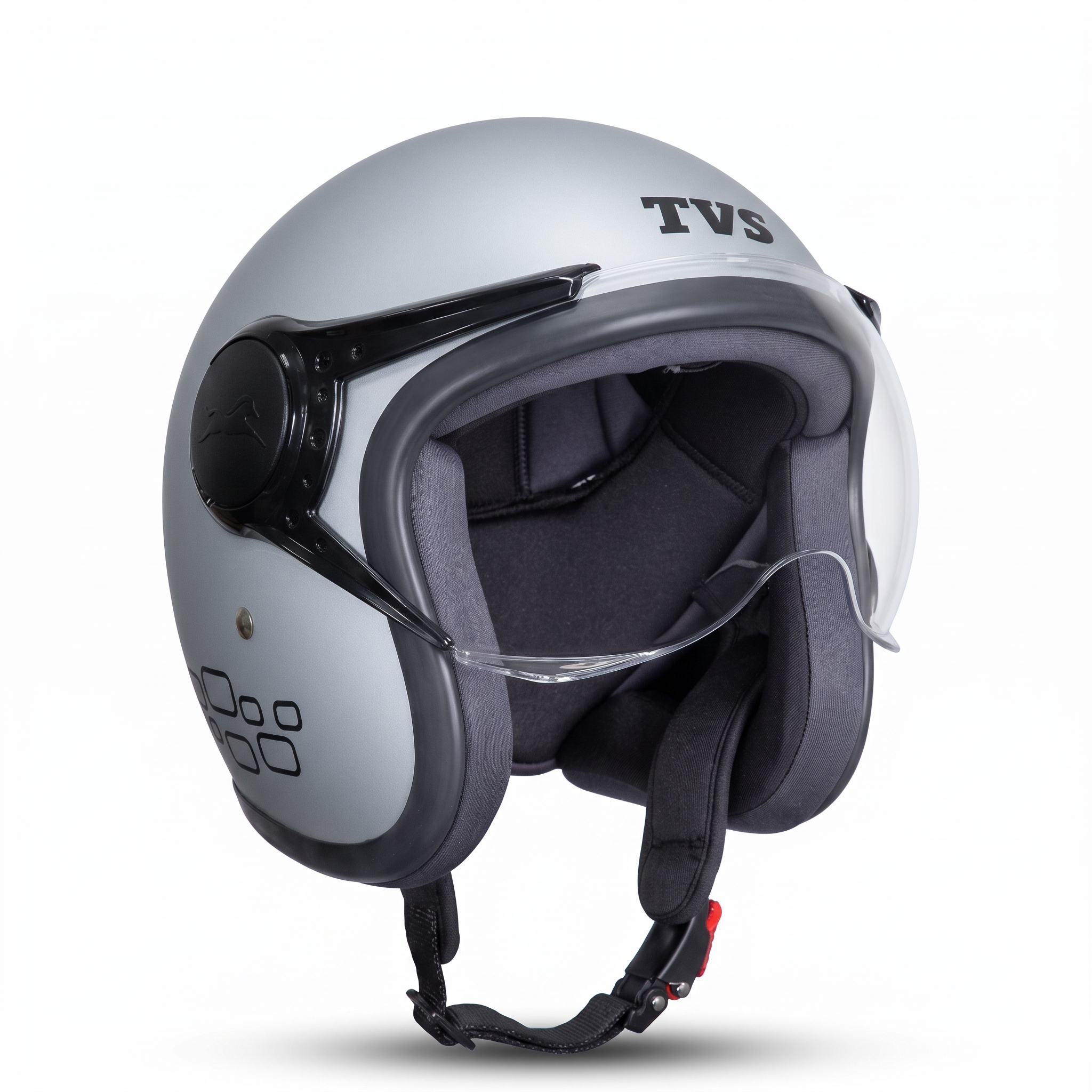 TVS Orbiter Open Face ISI Certified Helmet | Comfortable Inner Padding & Secure Fit for Everyday Riding