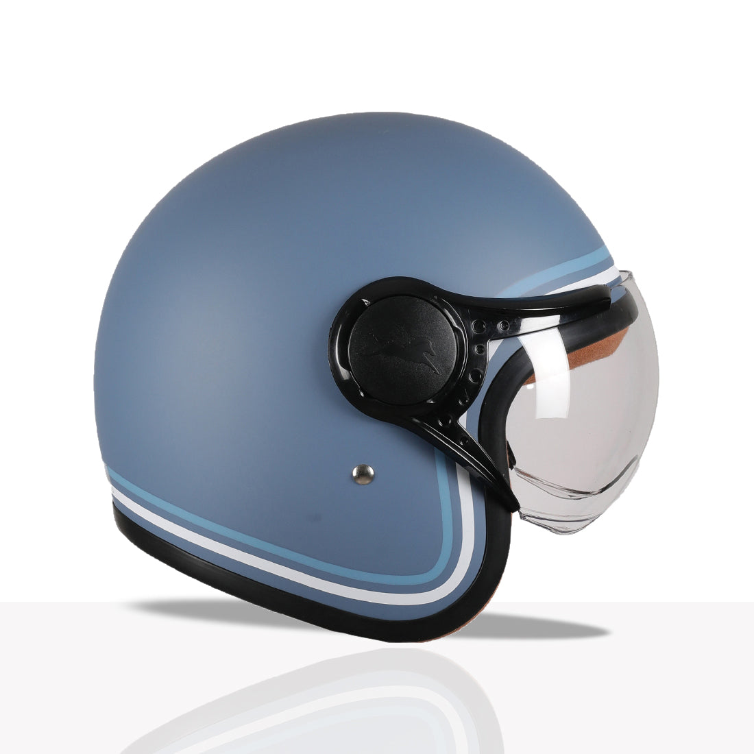 TVS MissFit Helmet for Women | Lightweight Ladies Helmet for Scooter | Stylish Girls Helmet with Extreme Comfort Fit | Women Helmet with Clear Visor | DOT & ISI Certified Helmet for Woman
