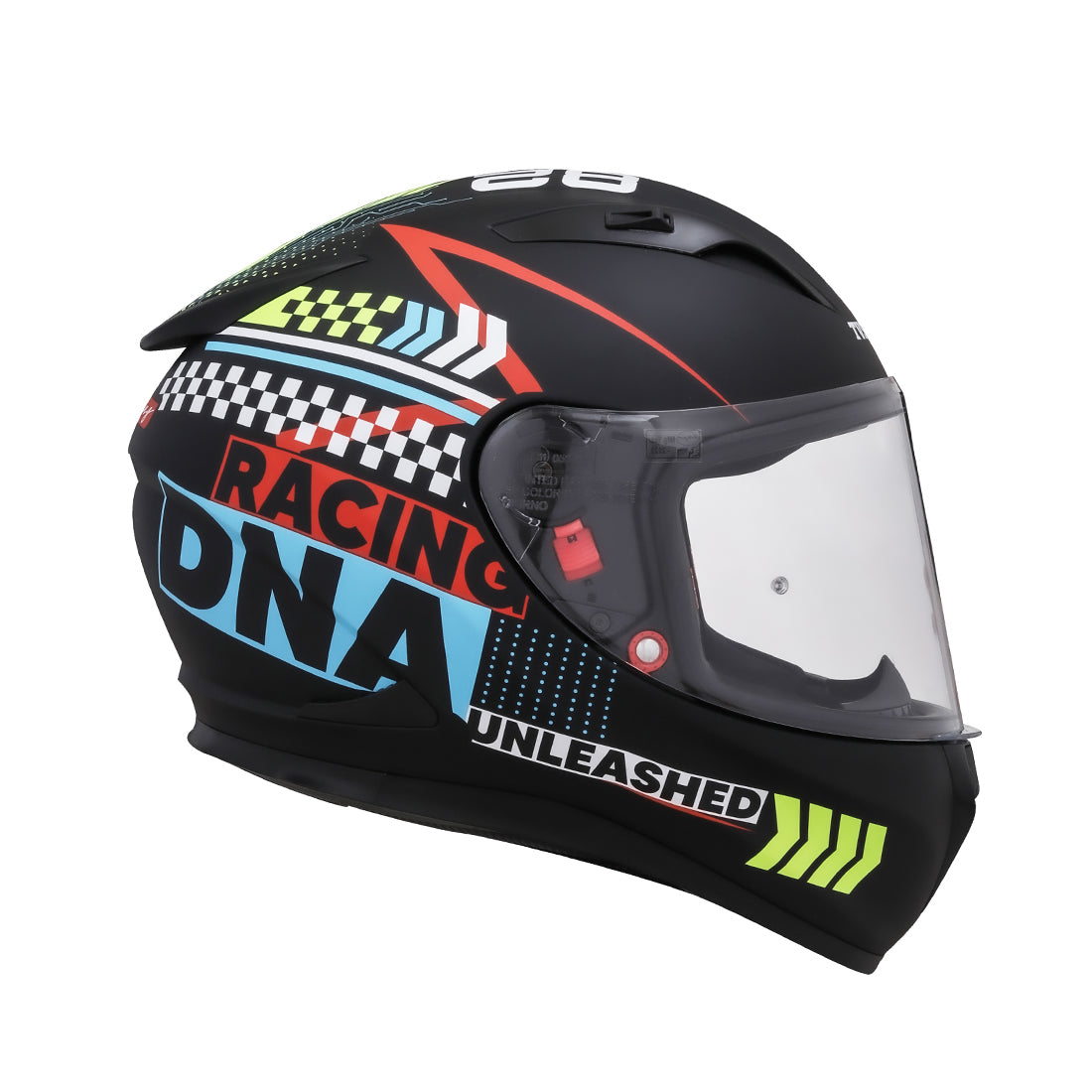 TVS Racing Full Face Helmet - ISI, DOT & ECE Certified