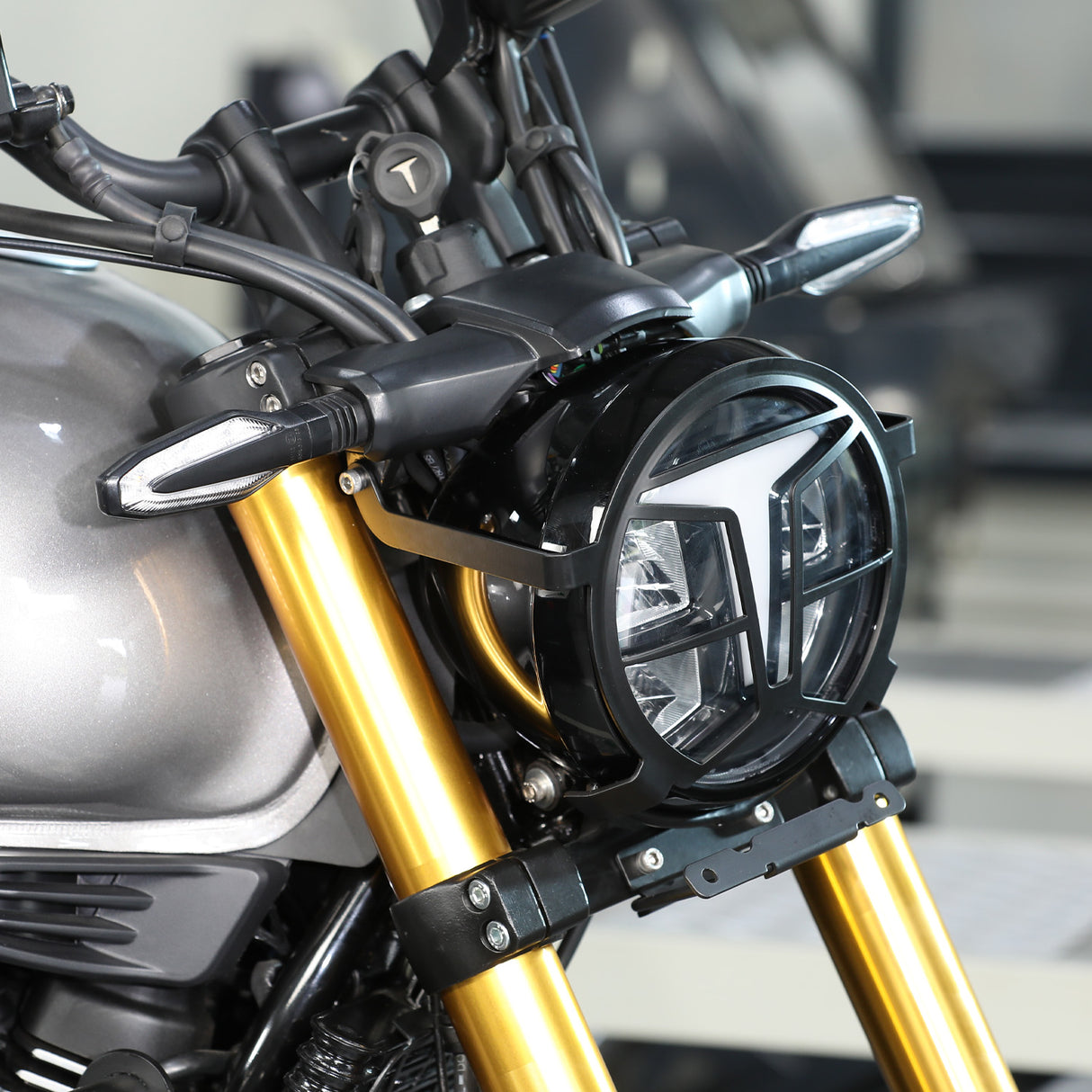 Illuminate Your Ride: TVS Headlamp Grill for RONIN – Stylish Protection and Enhanced Visibility for Your Motorcycle