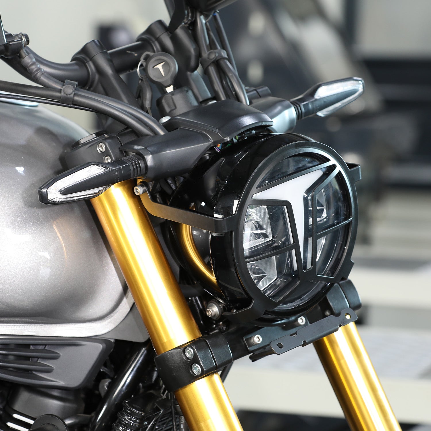 TVS Ronin-Headlamp Grill : Stylish Protection and Enhanced Visibility for Your Motorcycle