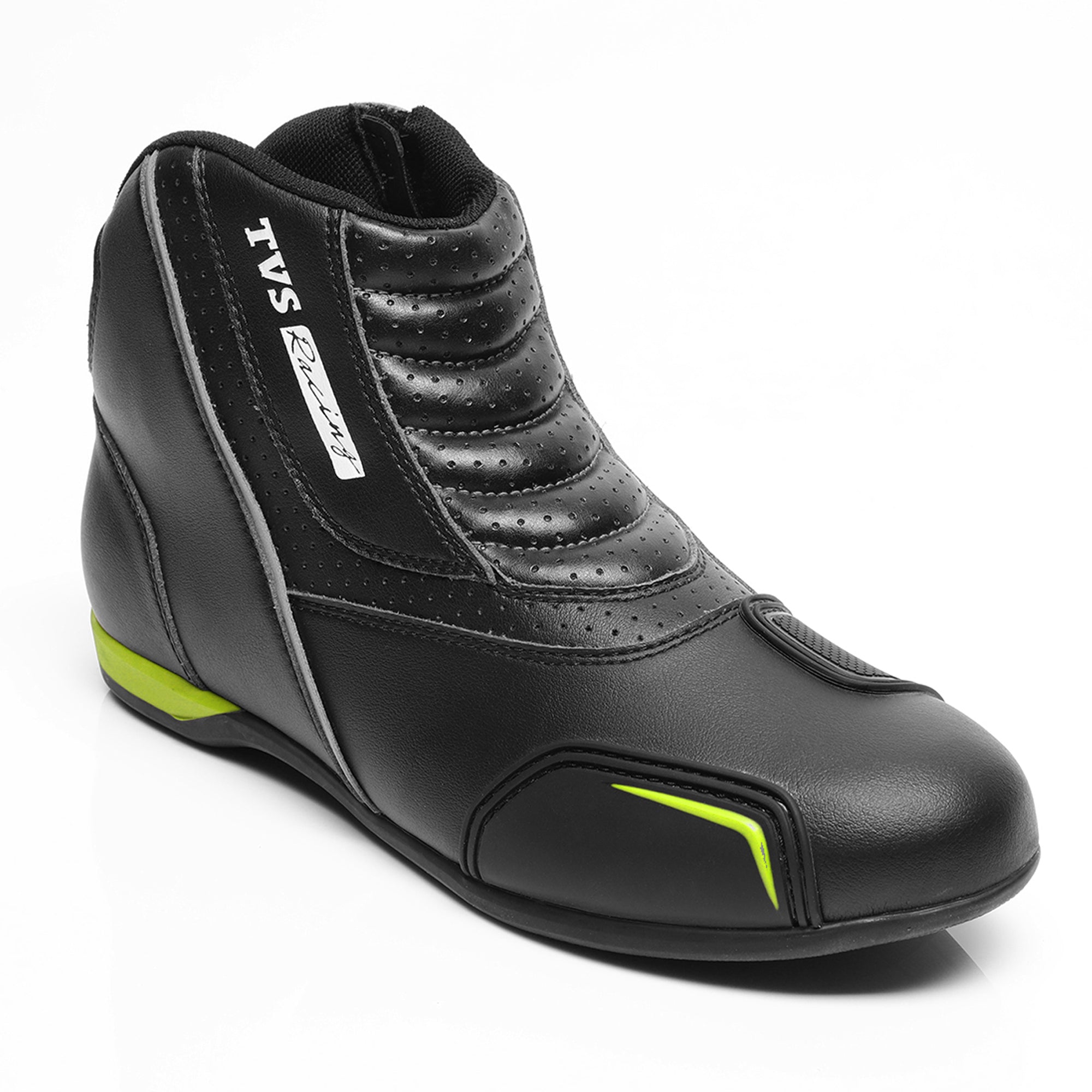 Ankle-Length Slip-On Riding Shoe Black  Sleek and Convenient