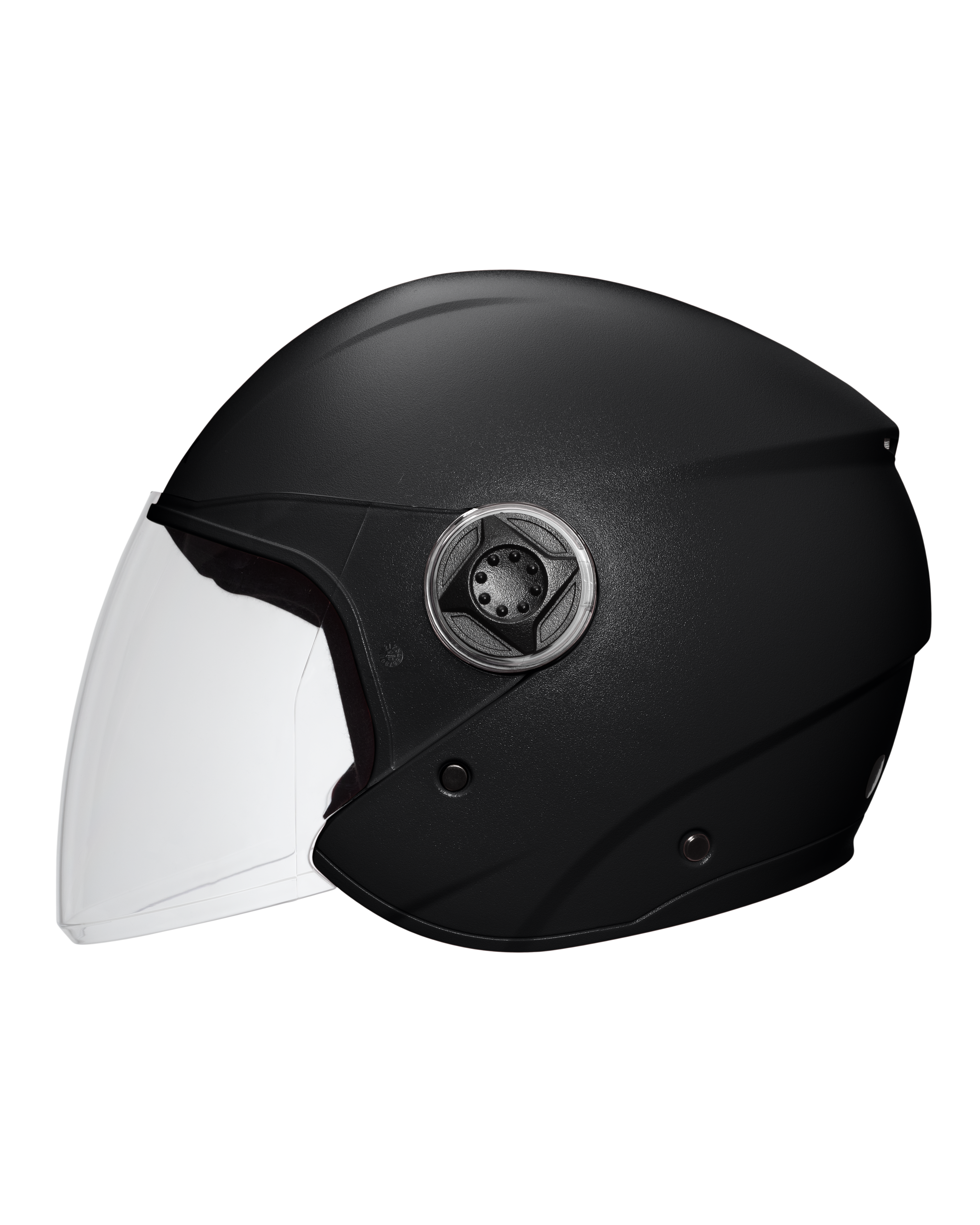 Xtrac Fit ISI Certified Half Face Bike Helmet with Clear Visor | Lightweight Open Face Helmet for Men & Women