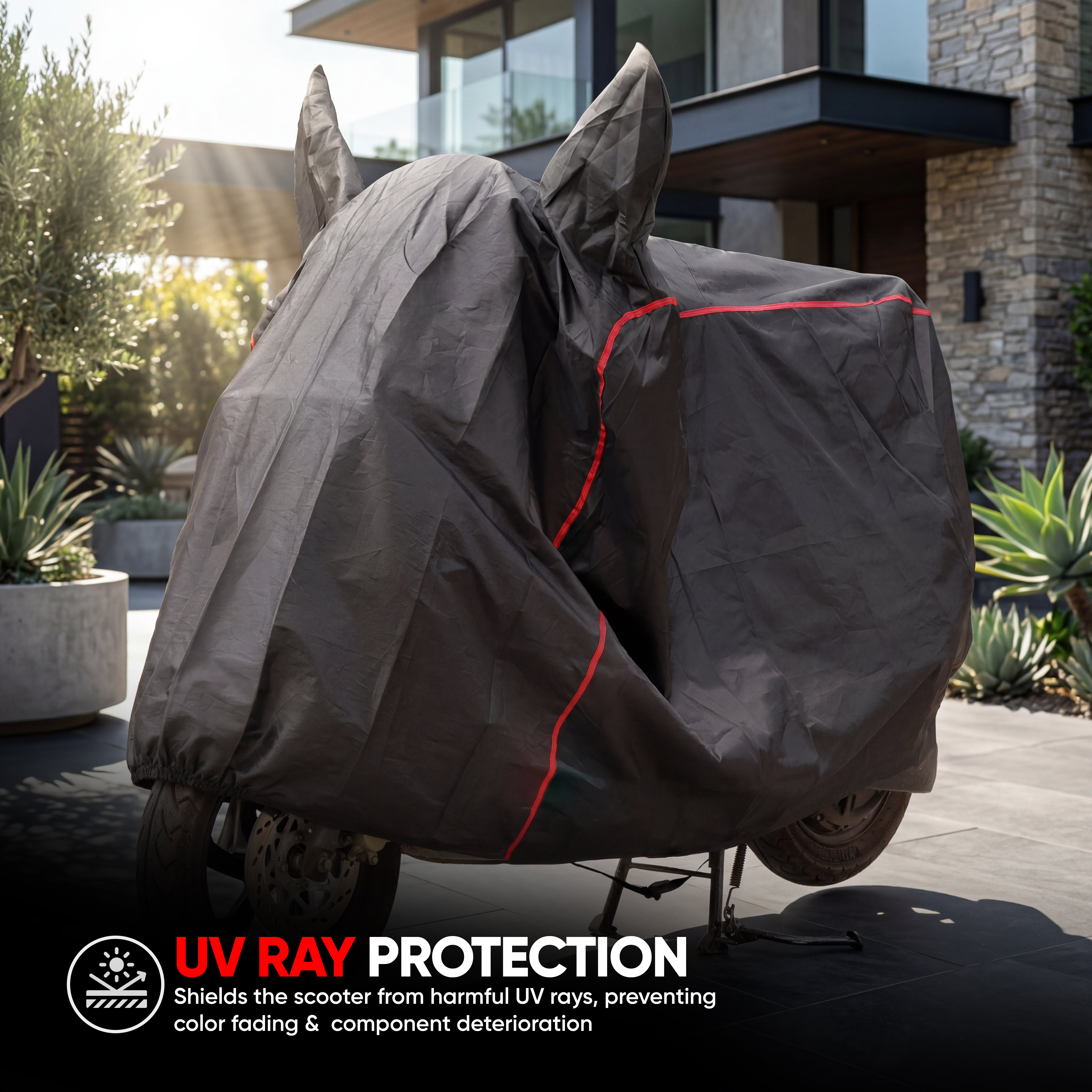 TVS Premium Universal Scooter Cover – UV Protected, Water Resistant, Dustproof & All-Weather Protection
