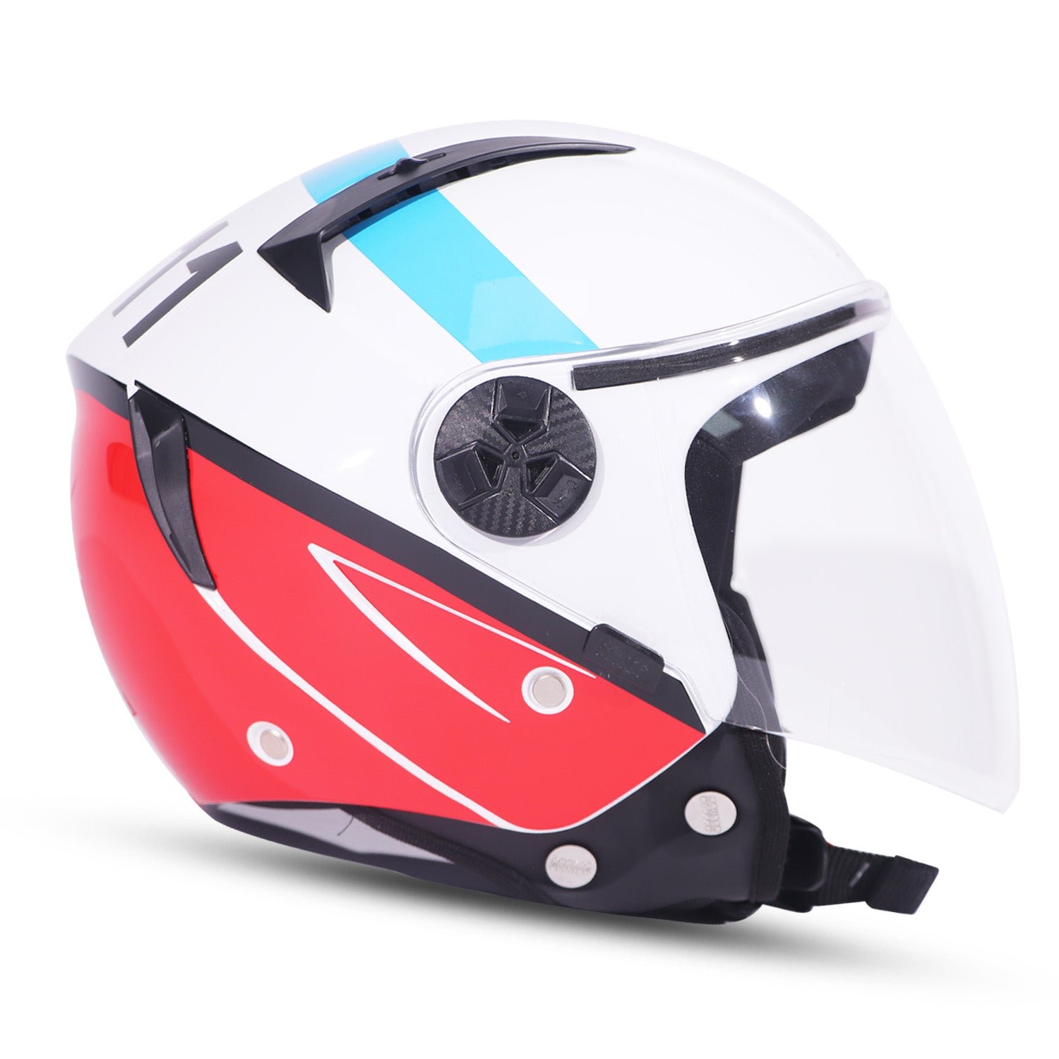 TVS Half Face Premium Helmet 1911 for Boys and Girls - ISI Certified