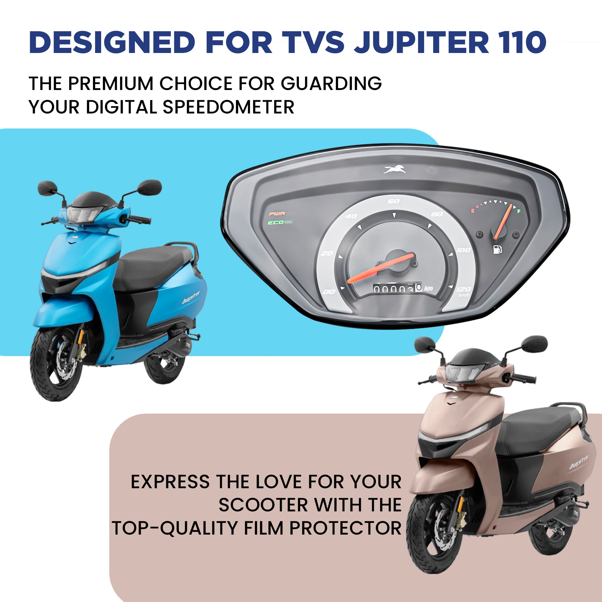 TVS Jupiter 110 Screen Protector