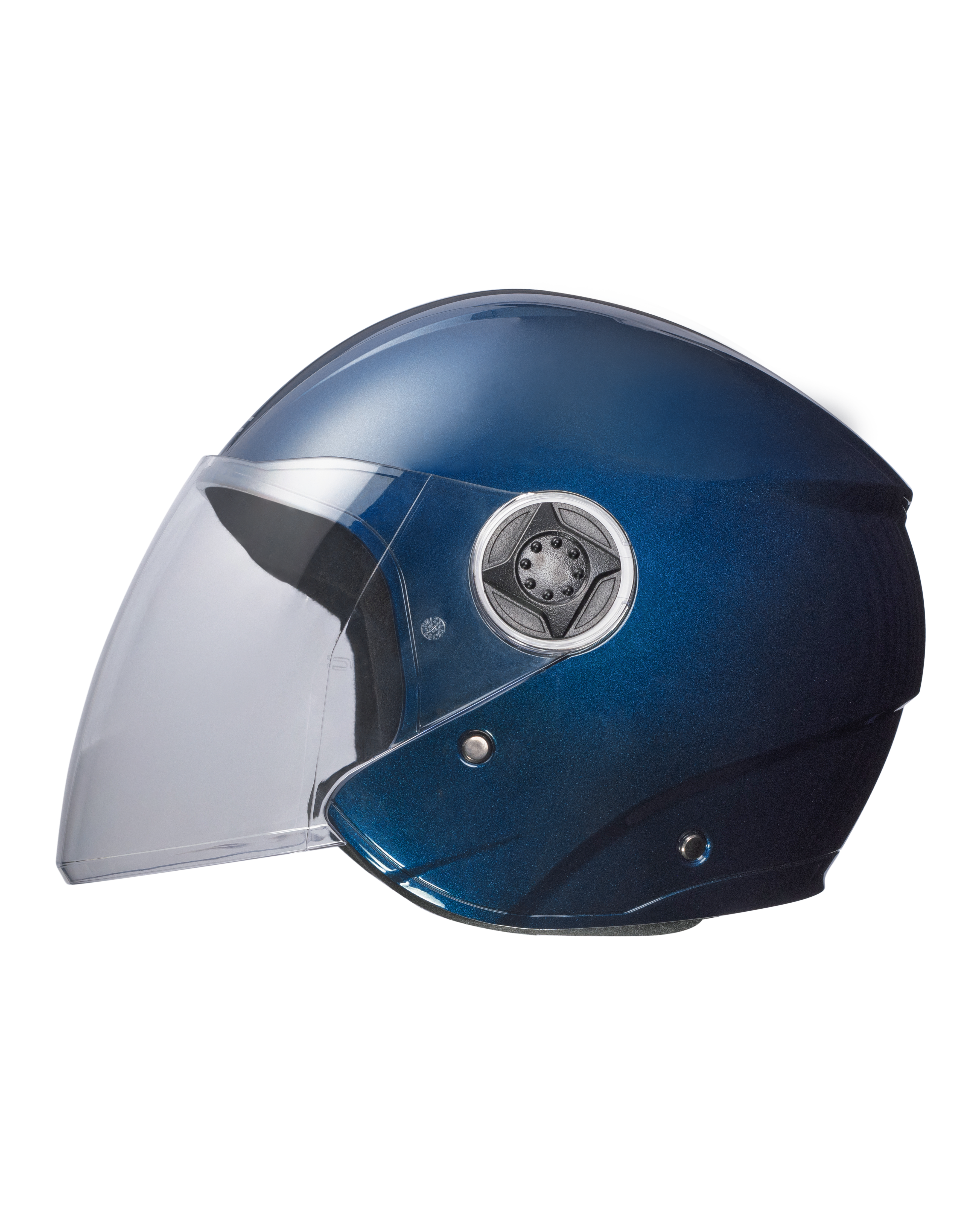 Xtrac Fit ISI Certified Half Face Bike Helmet with Clear Visor | Lightweight Open Face Helmet for Men & Women
