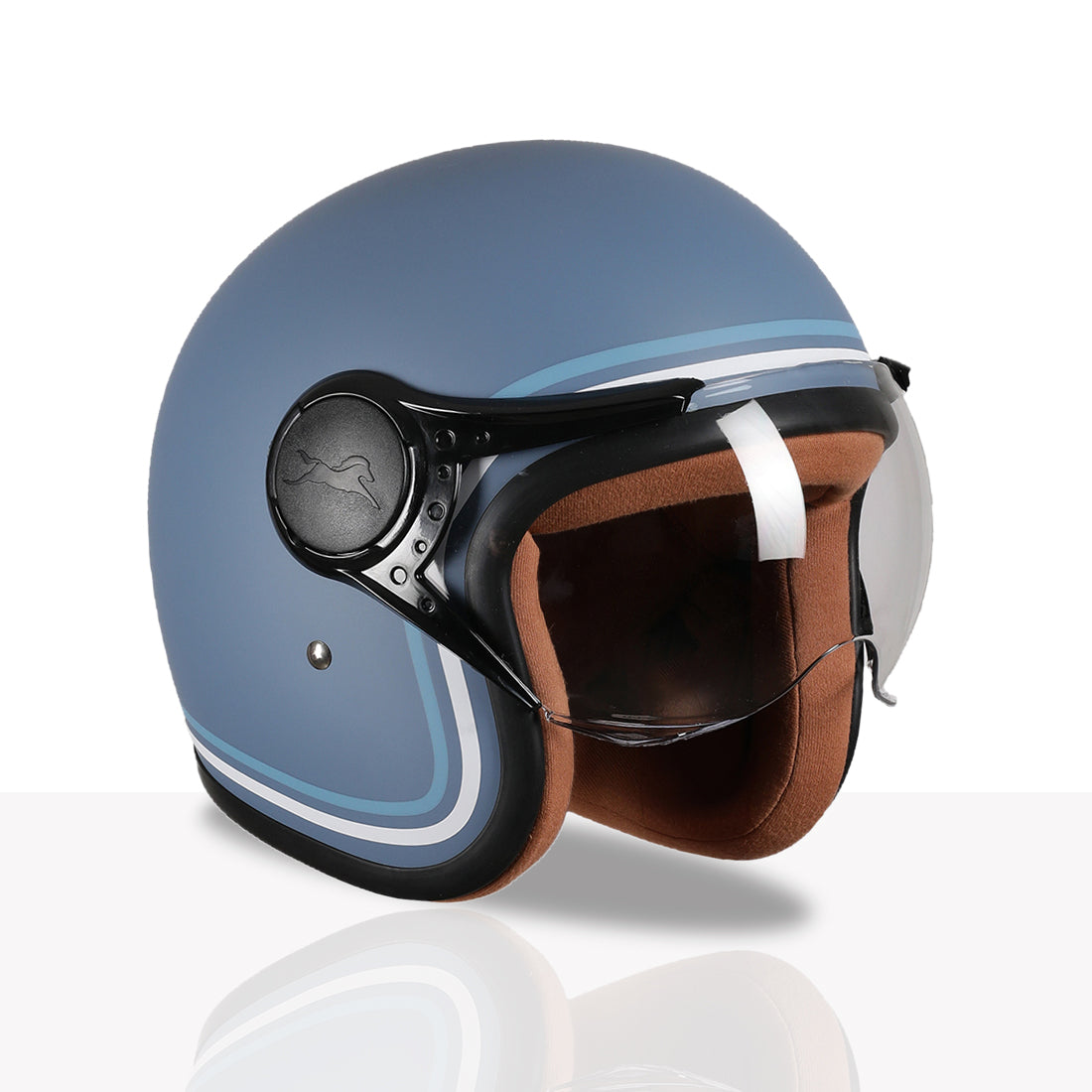 TVS MissFit Helmet for Women | Lightweight Ladies Helmet for Scooter | Stylish Girls Helmet with Extreme Comfort Fit | Women Helmet with Clear Visor | DOT & ISI Certified Helmet for Woman