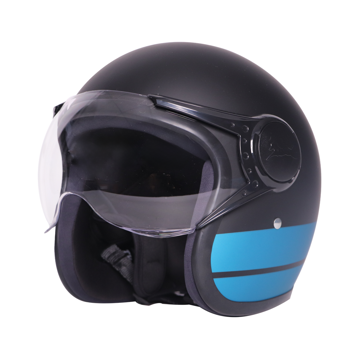 TVS J110 Half Face Helmet, Dawn Blue Matte 