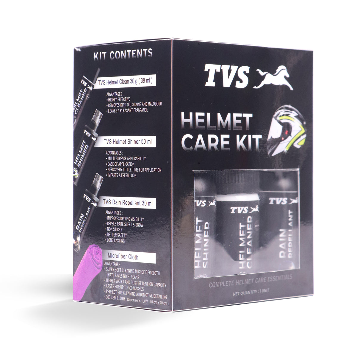 Tvs Kit TVS Helmet Care Kit - Ultimate Cleaning Solution for Your Helmet