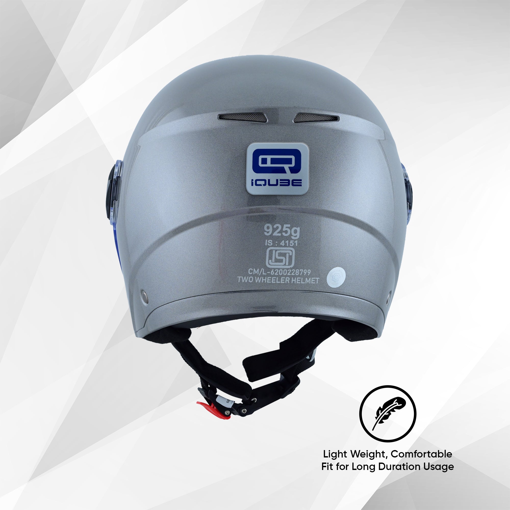 TVS iQube Open Face Helmet | ISI Certified, Lightweight & Comfortable Design