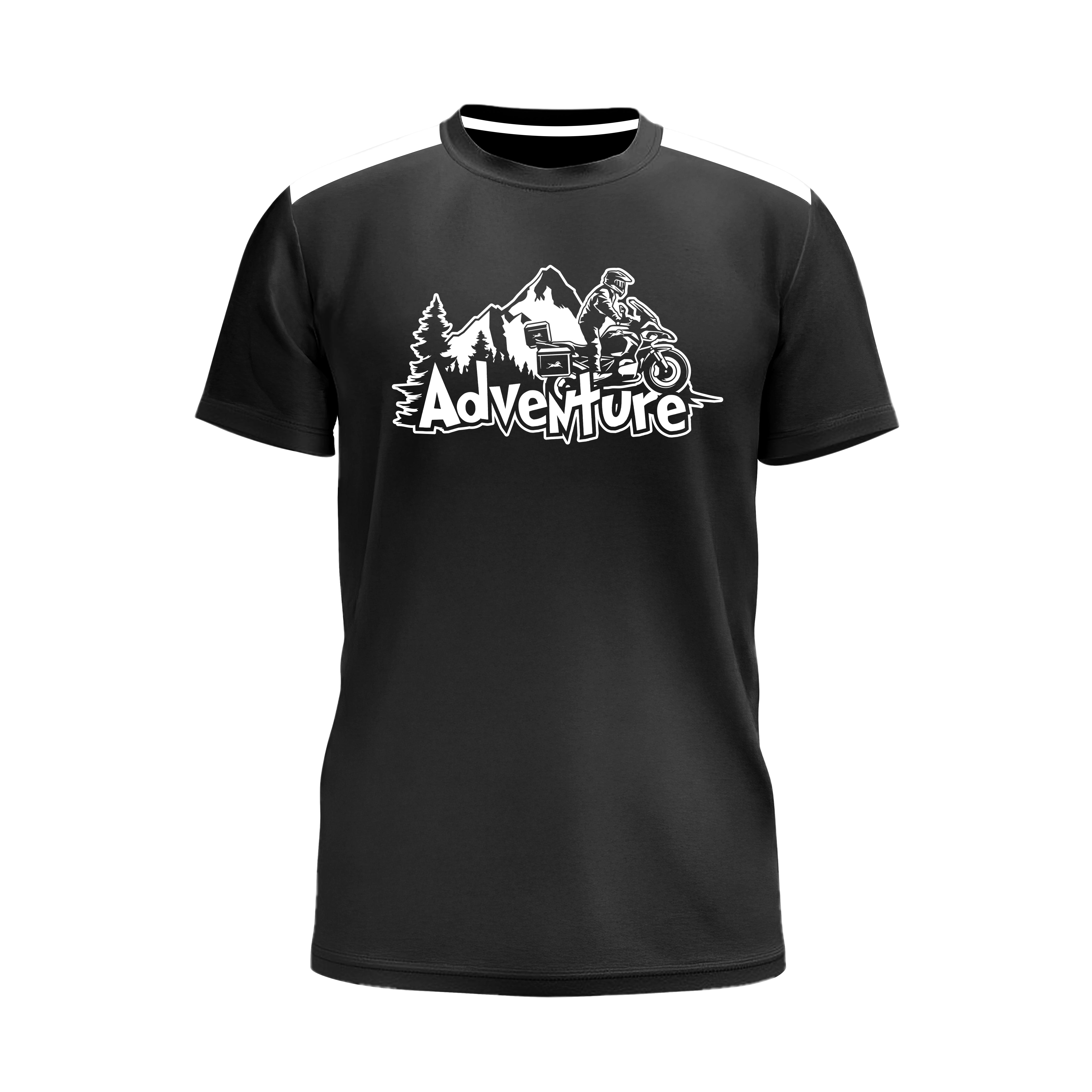 TVS Adventure Round Neck Radium Print T-shirt