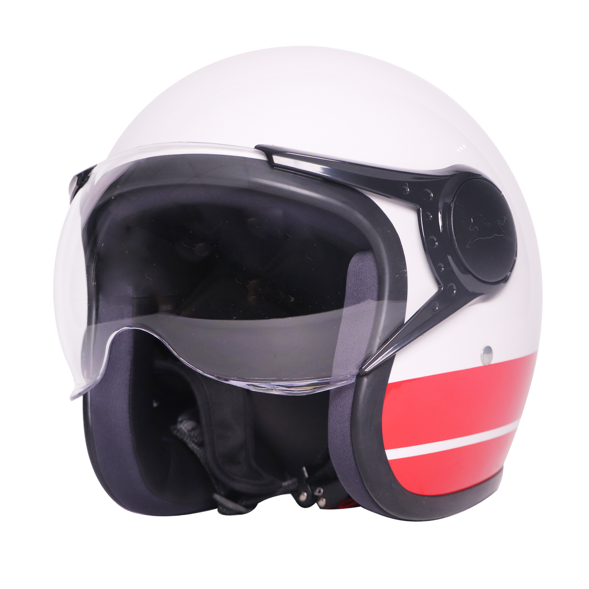 TVS J110 Half Face Helmet, Meteor Red Gloss