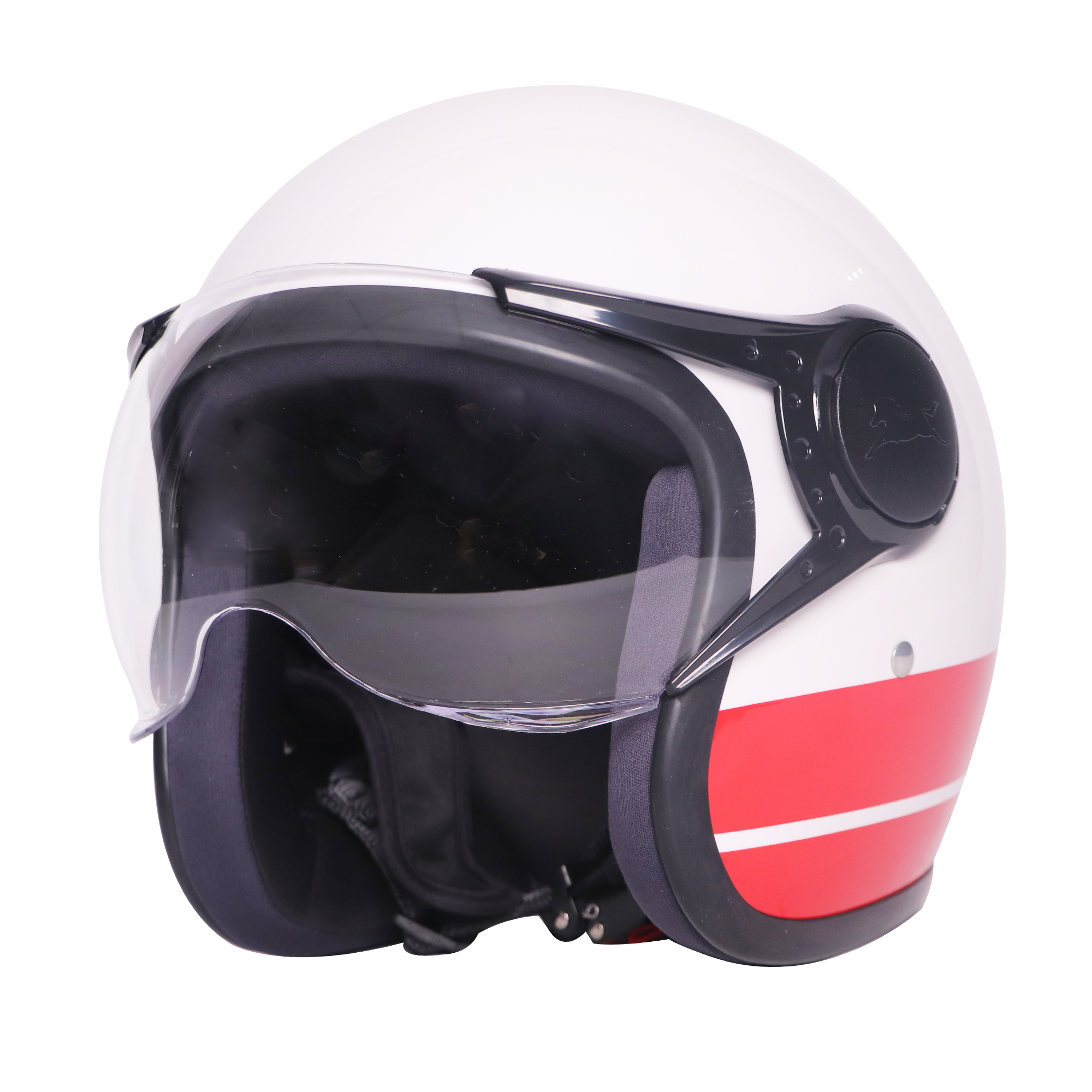 TVS J110 Half Face Helmet, Meteor Red Gloss