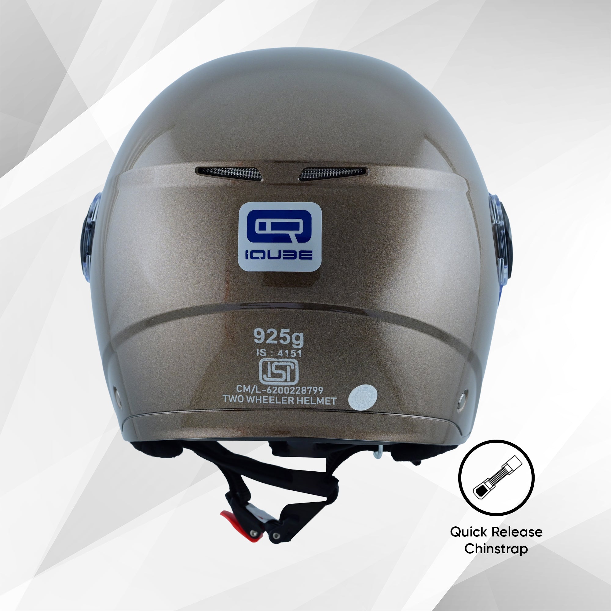 TVS iQube Open Face Helmet | ISI Certified, Lightweight & Comfortable Design