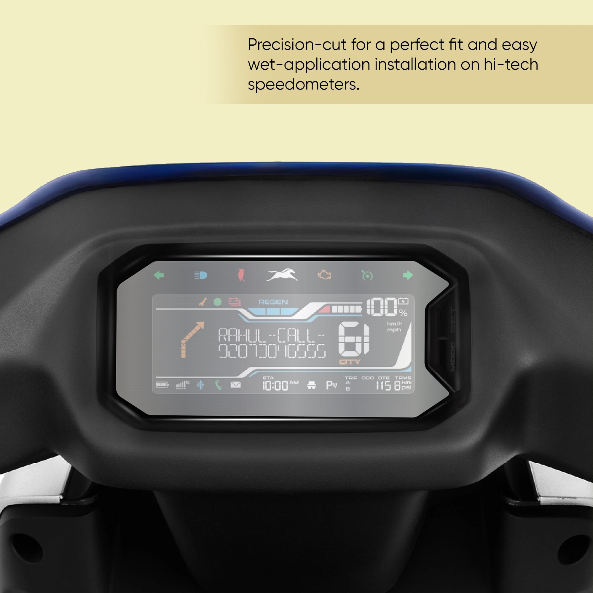TVS Orbiter Pro Shield - HD Transparent Display Screen Guard for Protection