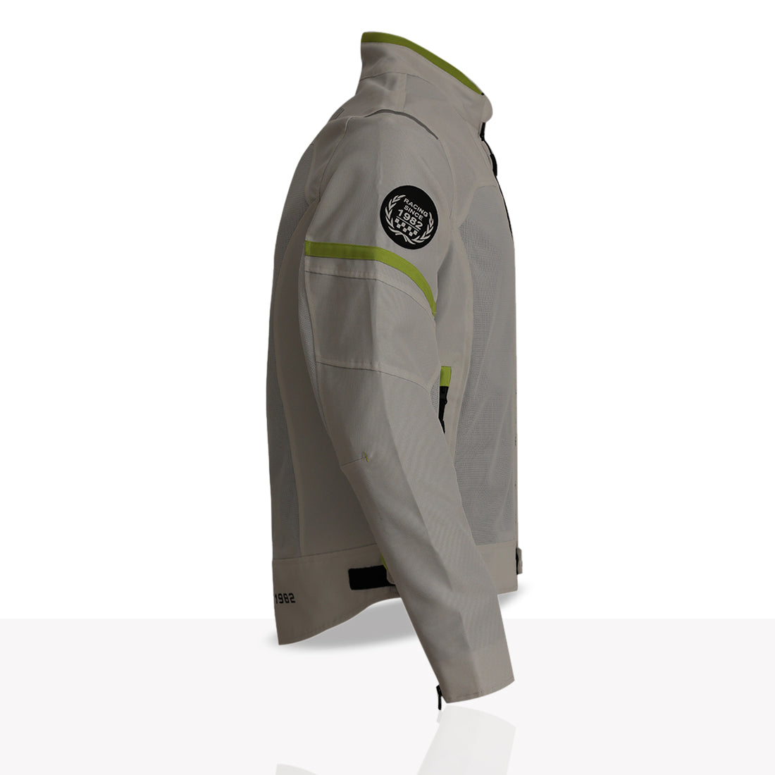 TVS Racing Tech-Core Road Jacket for Men | CE2 armour <5kN at Shoulders Elbows and Back | 600D Chassis | 310gsm Vent Mesh | High-Vis Reflective Tech| YKK zippers | Engineered for bikers