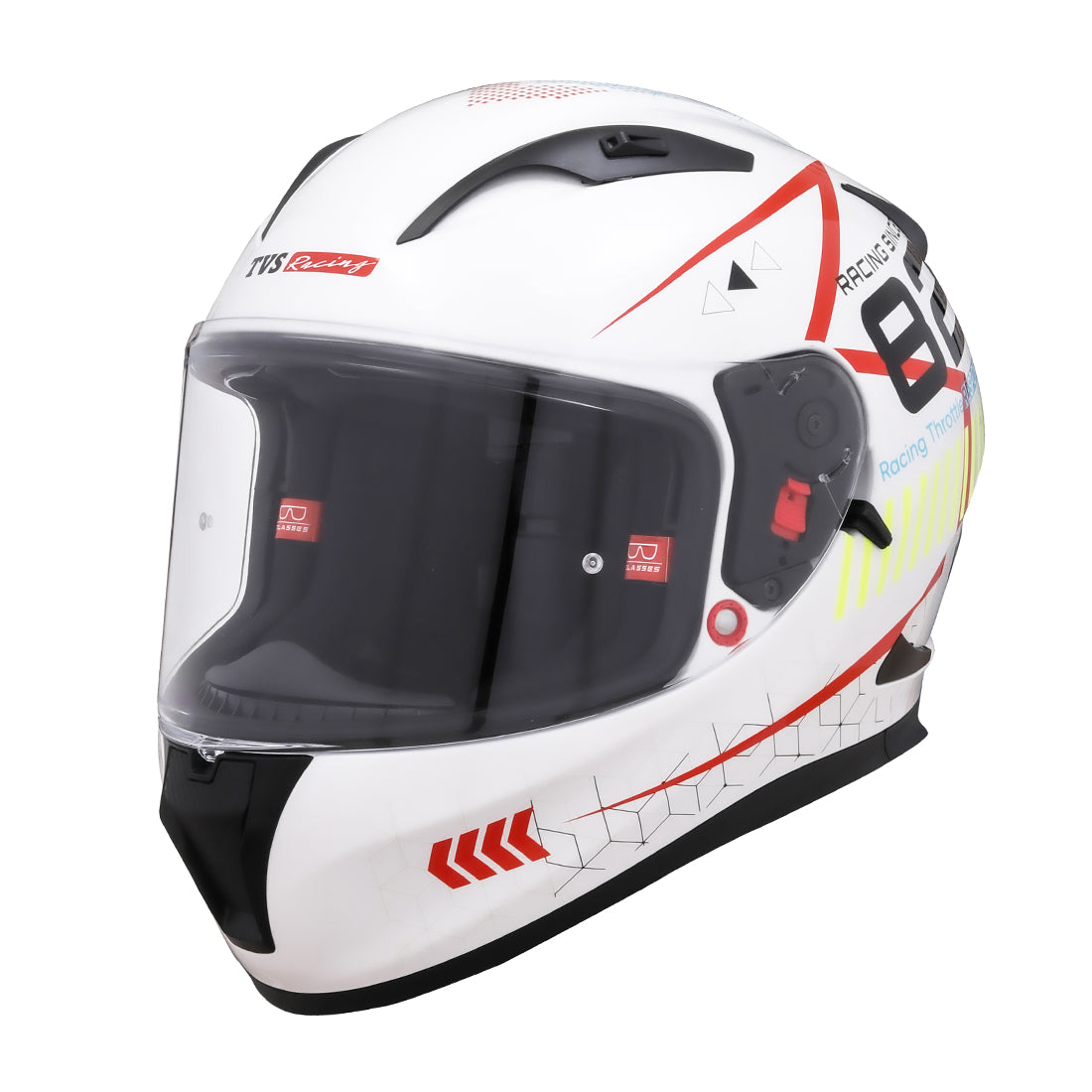 TVS Racing Full Face Premium Helmet - ISI, DOT & ECE Certified