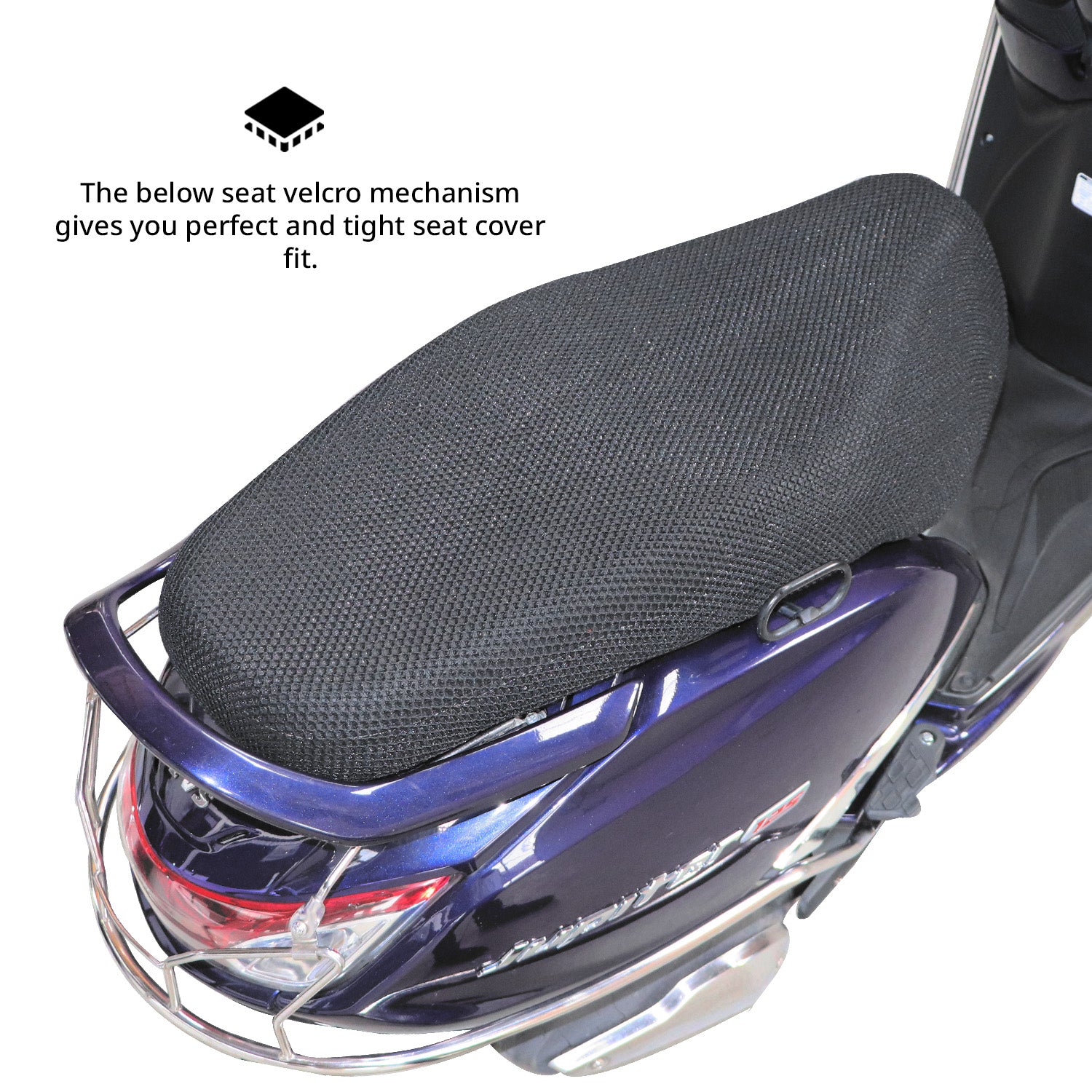 TVS Mesh Seat Cover - Comfortable & Breathable Seat Protection