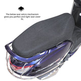 TVS Mesh Seat Cover for JUPITER125  - Polyester, Breathable 3D Honeycomb with Anti-Slip, All-Weather Protection