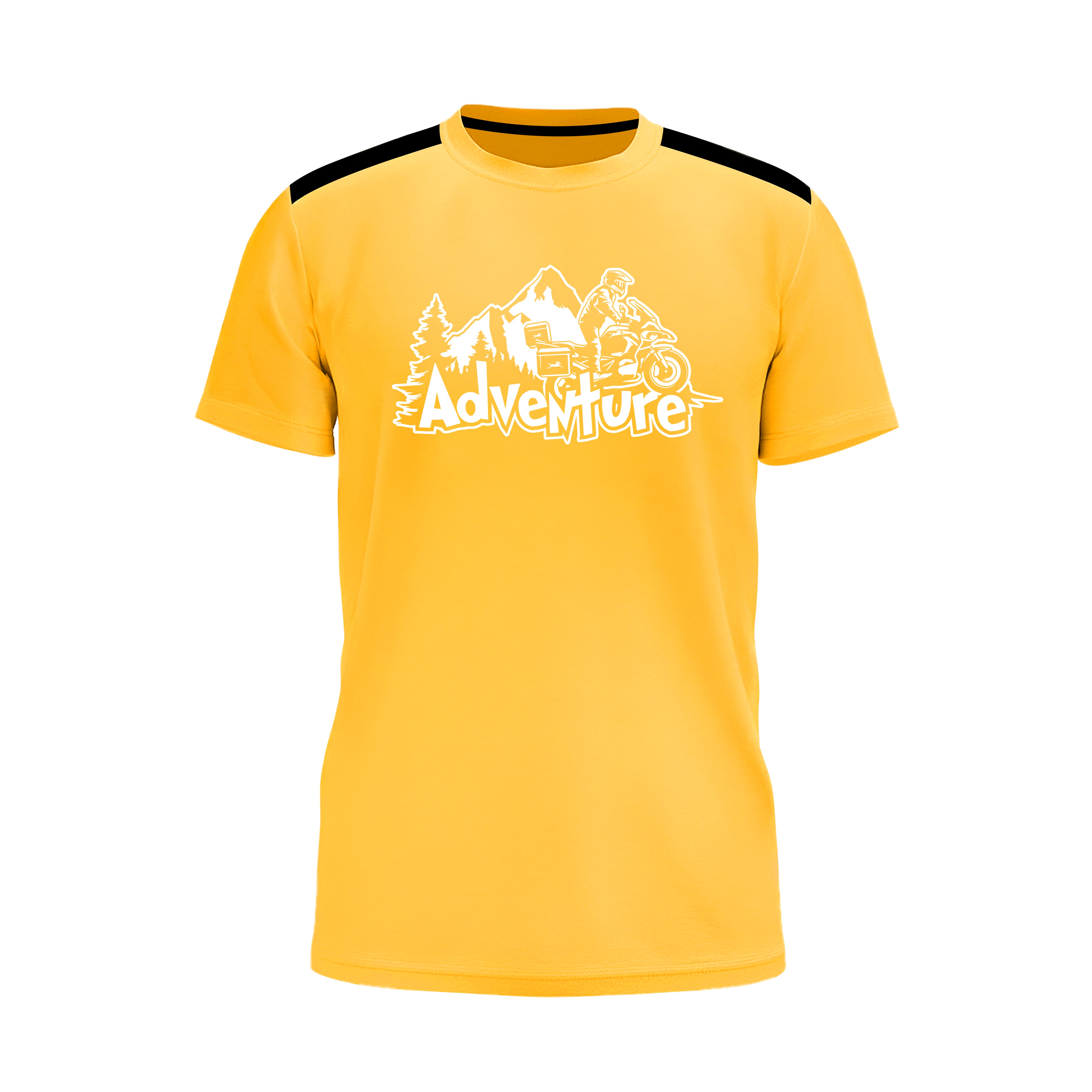 TVS Adventure Round Neck Radium Print T-shirt